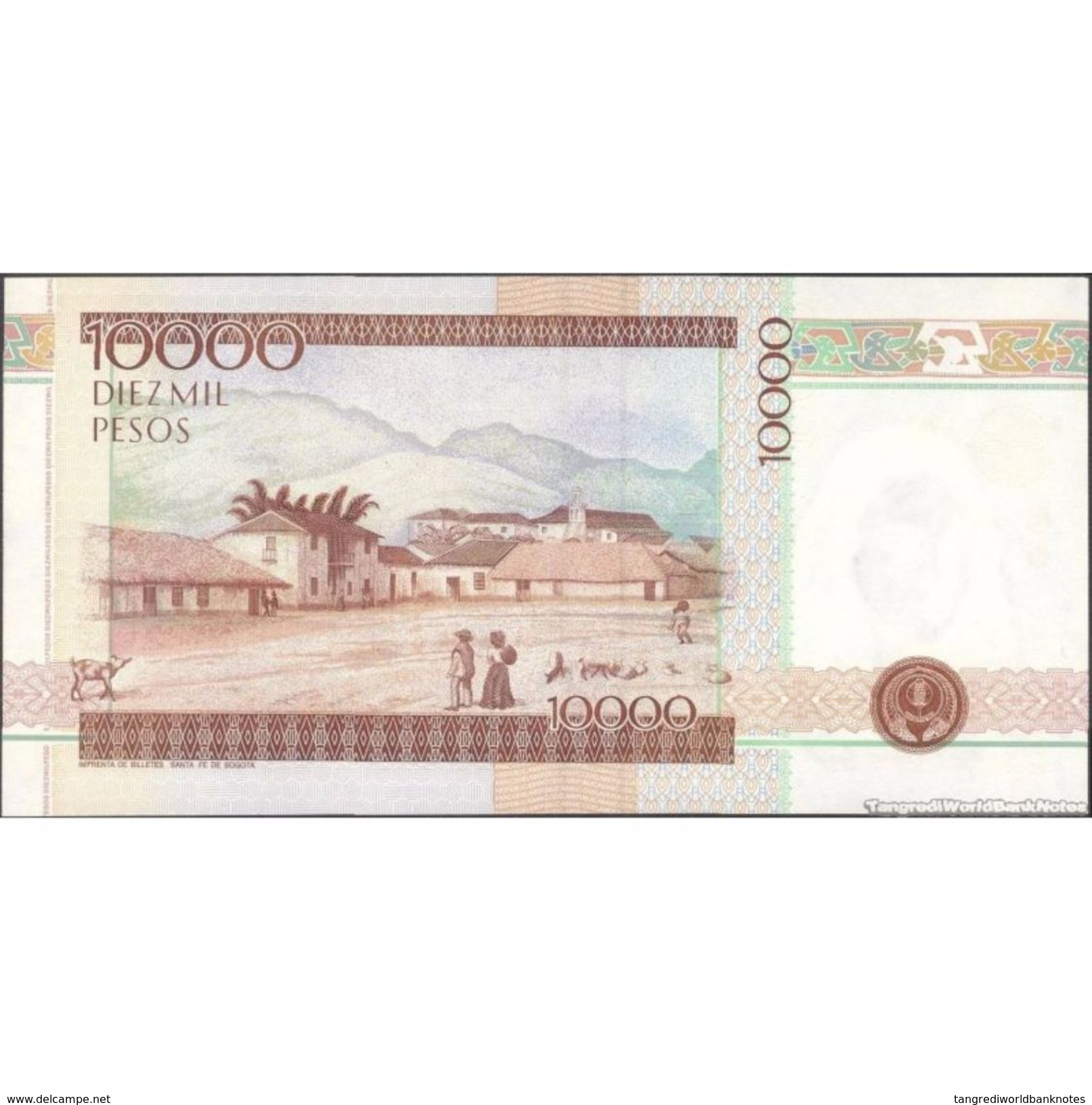 TWN - COLOMBIA 443a5 - 10000 10.000 Pesos Oro 23.7.1998 UNC - Colombia