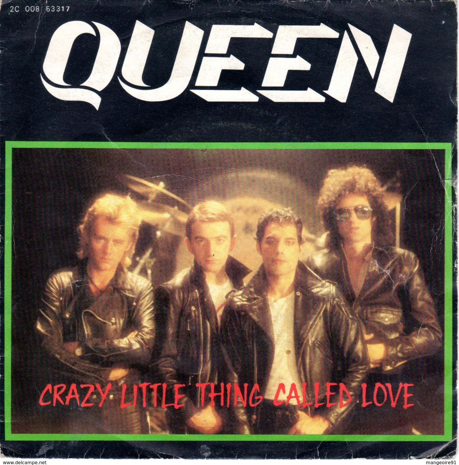 COLLECTION  DISQUE VINYLE 45 T - QUEEN "crazy Little Thing Called Love" "we Will Rock You" - 1979 - Hard Rock & Metal