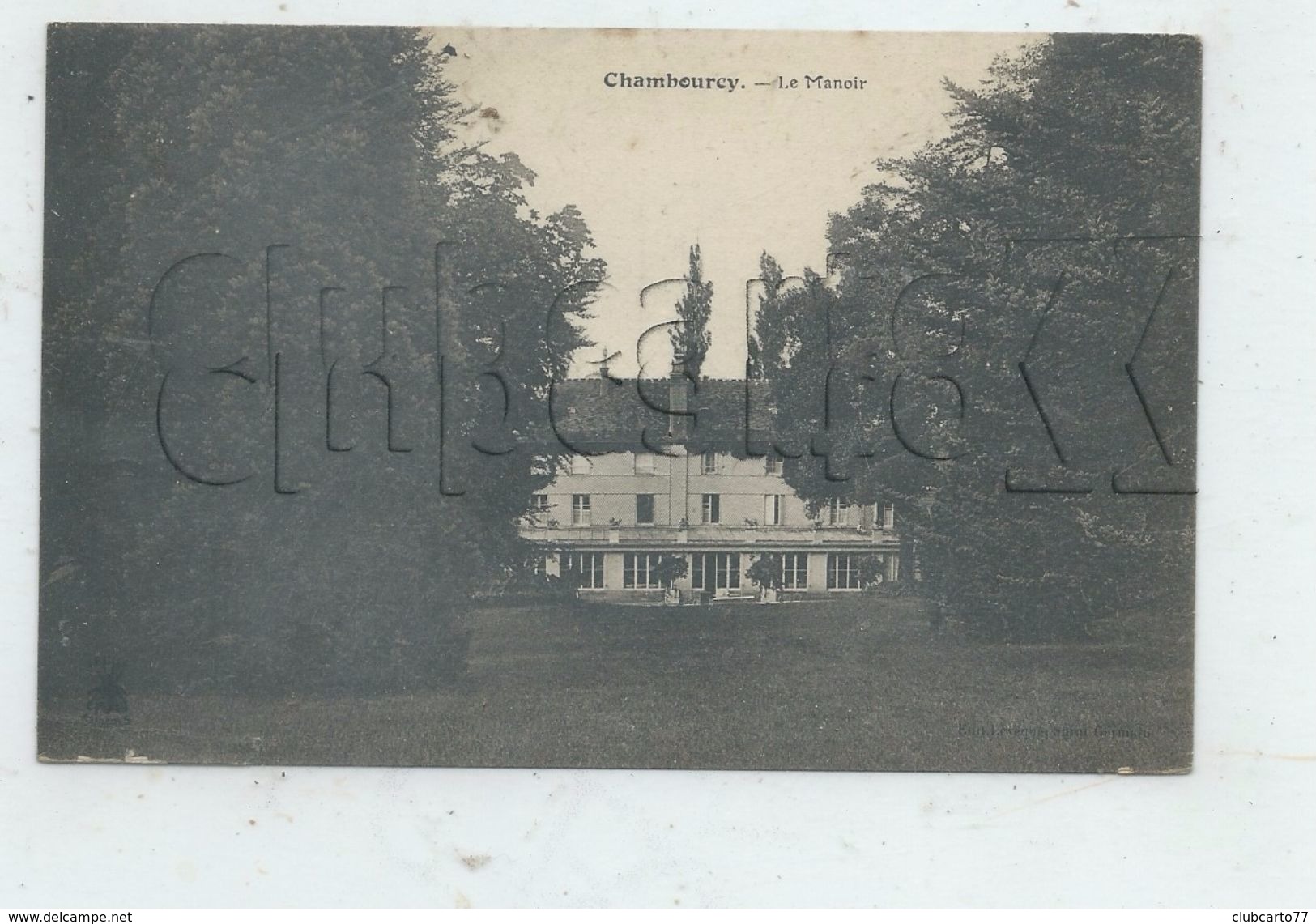 Chambourcy (78) : La Villa Dit "Le Manoir"   En 1910 PF - Chambourcy