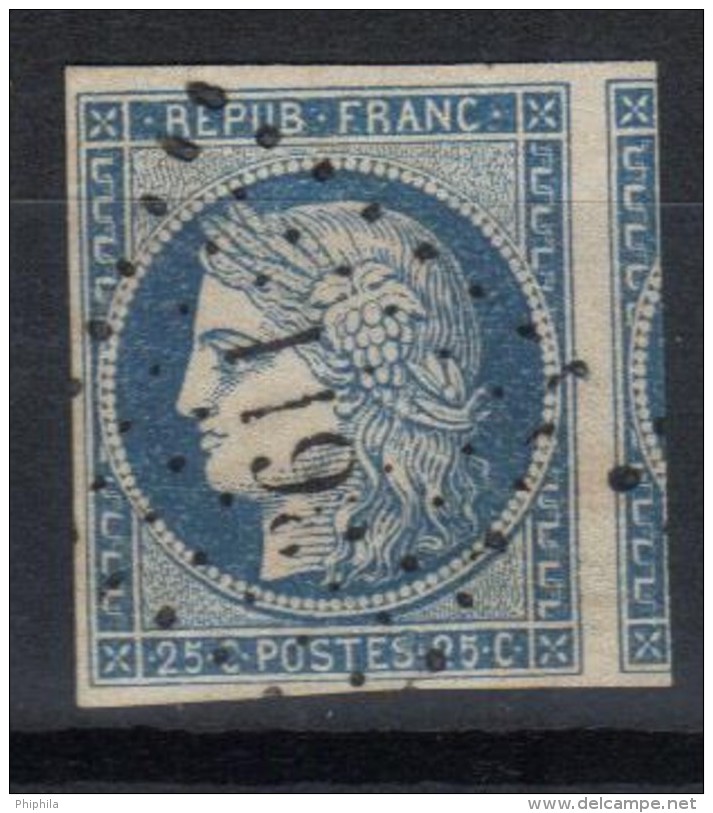 No  4 Oblitéré Pc 2611   Quimper - 1849-1850 Ceres