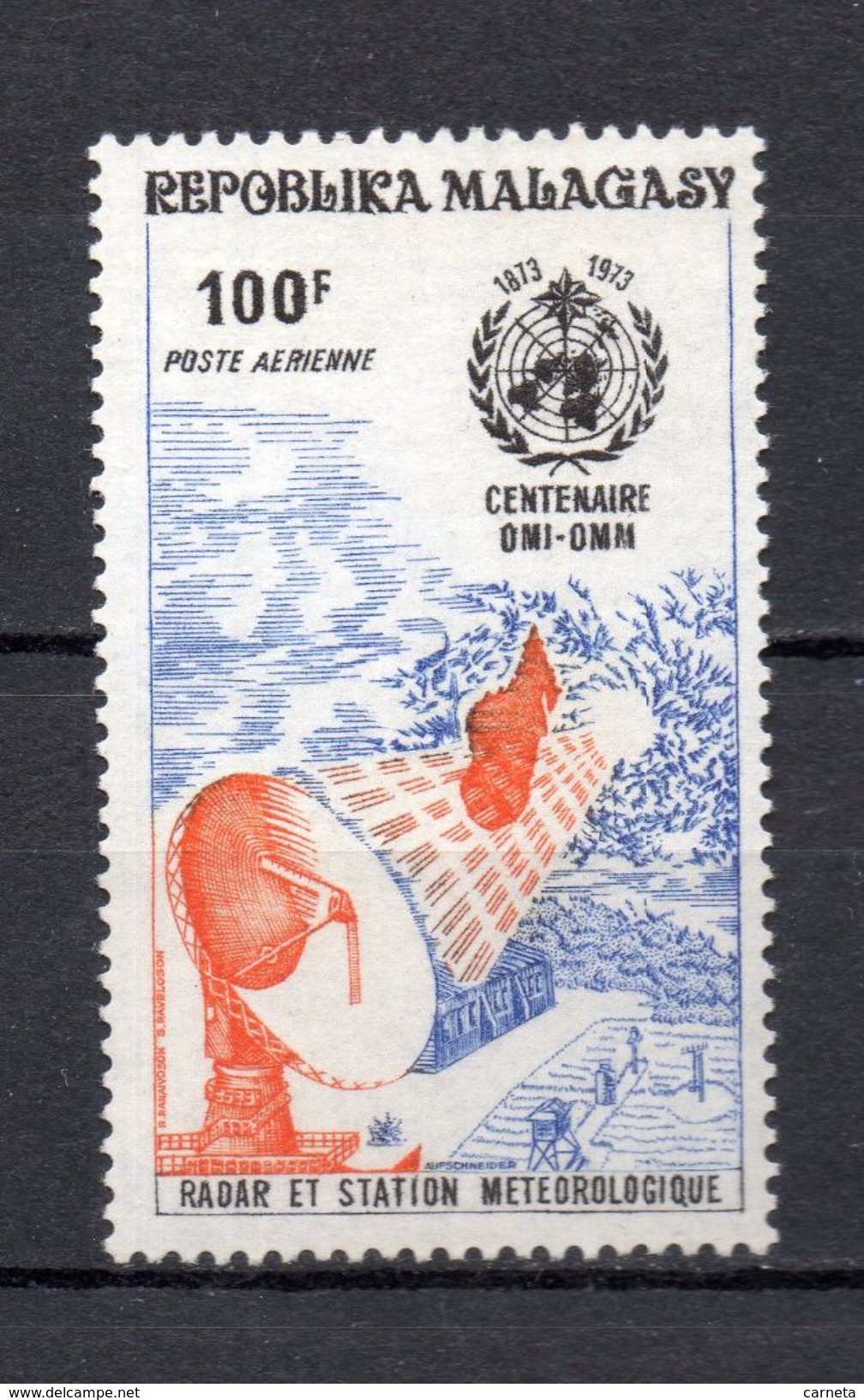 MADAGASCAR PA N° 129  NEUF SANS CHARNIERE  COTE  1.80€  METEOROLOGIE - Madagascar (1960-...)