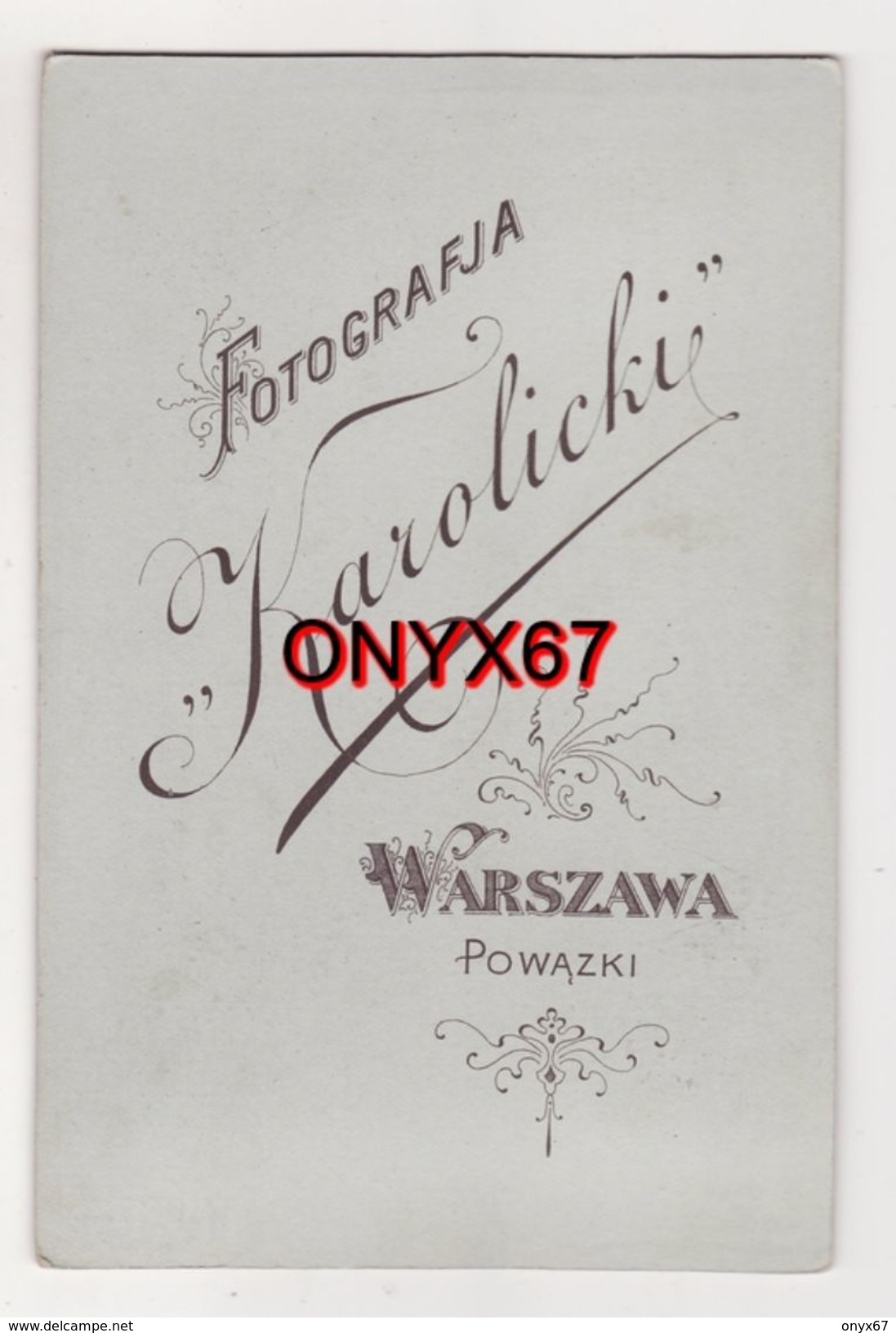 PHOTO CARTONNEE 16,5 X 10,5 -Cimetière Militaire-Friedhof-VARSOVIE-WARSZAWA-Pologne-Polen-Polska-poland-Foto Karolicki - Orte