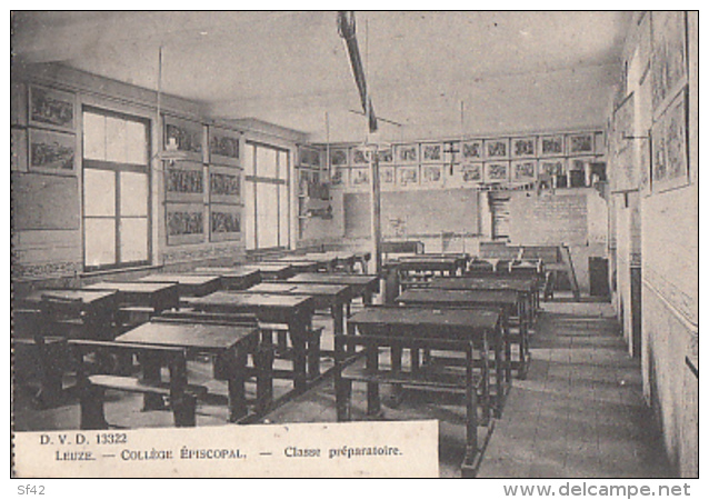 LEUZE     COLLEGE EPISCOPAL.      CLASSE PREPARATOIRE - Leuze-en-Hainaut