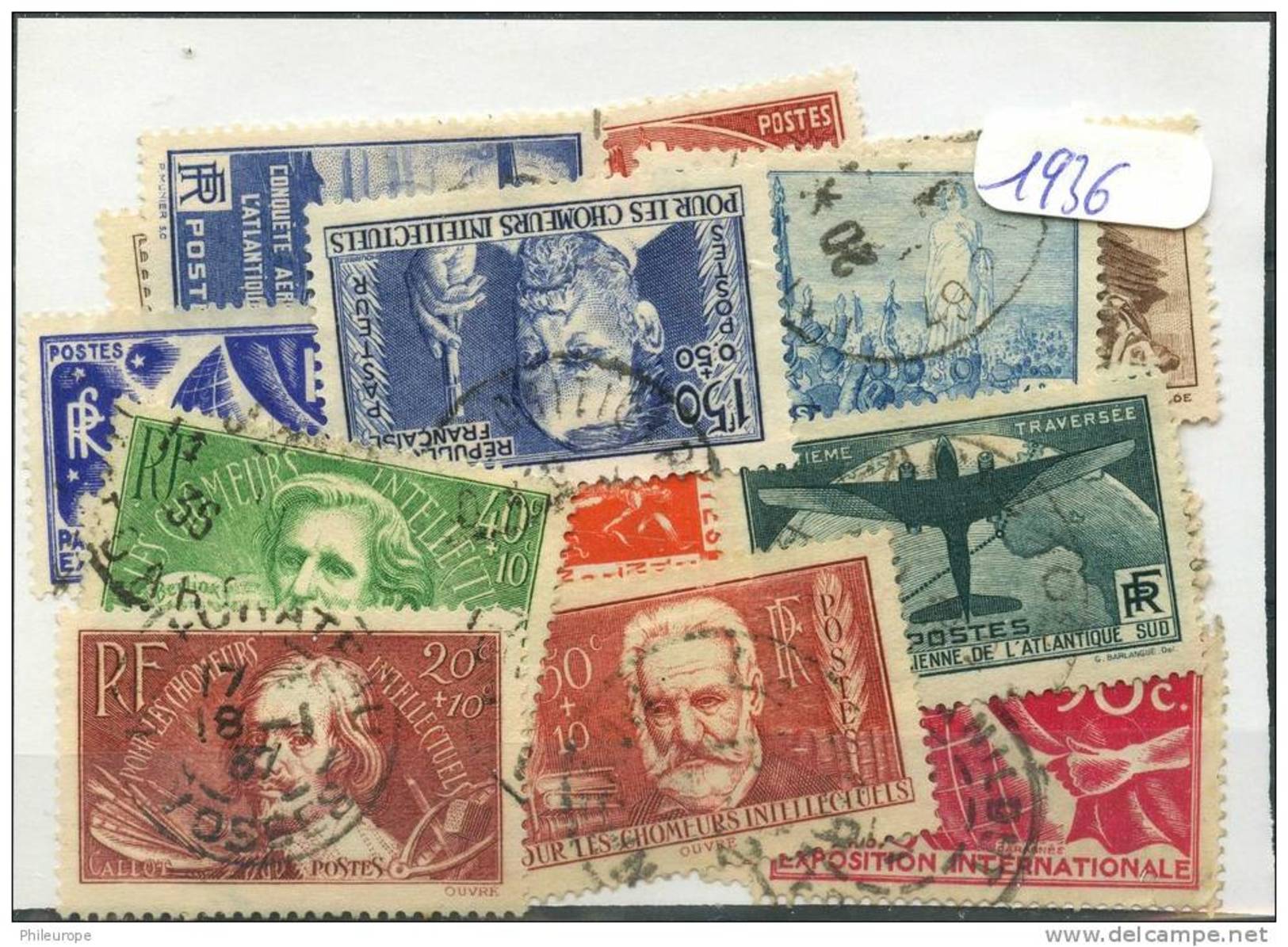 France  Années Completes (o) 1936 (25 Timbres) - ....-1939