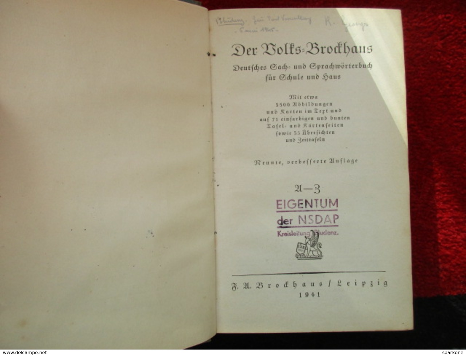 Der Volks Brockhaus / éditions De 1941 - Dictionnaires