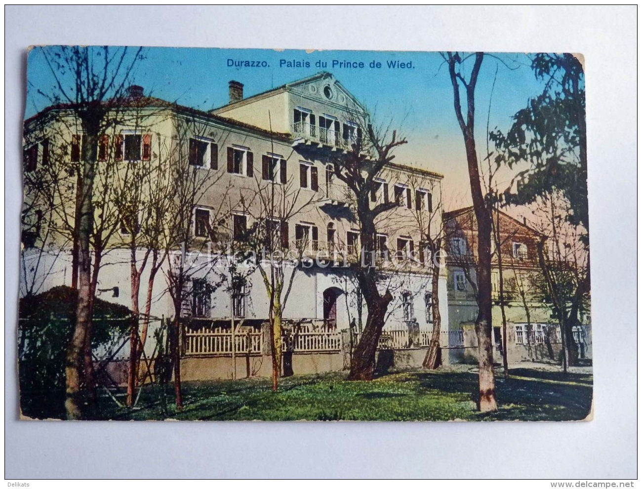 ALBANIA DURAZZO Durrës Plais Prince De Wied AK Old Postcard - Albanien