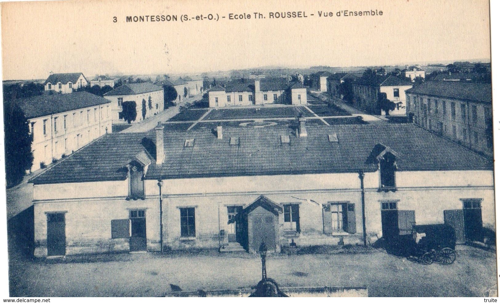 MONTESSON ECOLE TH. ROUSSEL VUE D'ENSEMBLE - Montesson