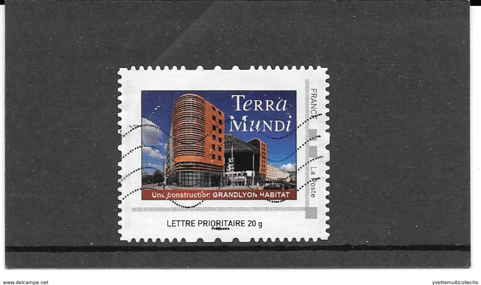 FRANCE TIMBRE COLLECTOR MONTIMBRAMOI OBLITERE " TERRA MUNDI. LETTRE PRIORITAIRE 20 G  IDT PHILAPOSTE - Autres & Non Classés