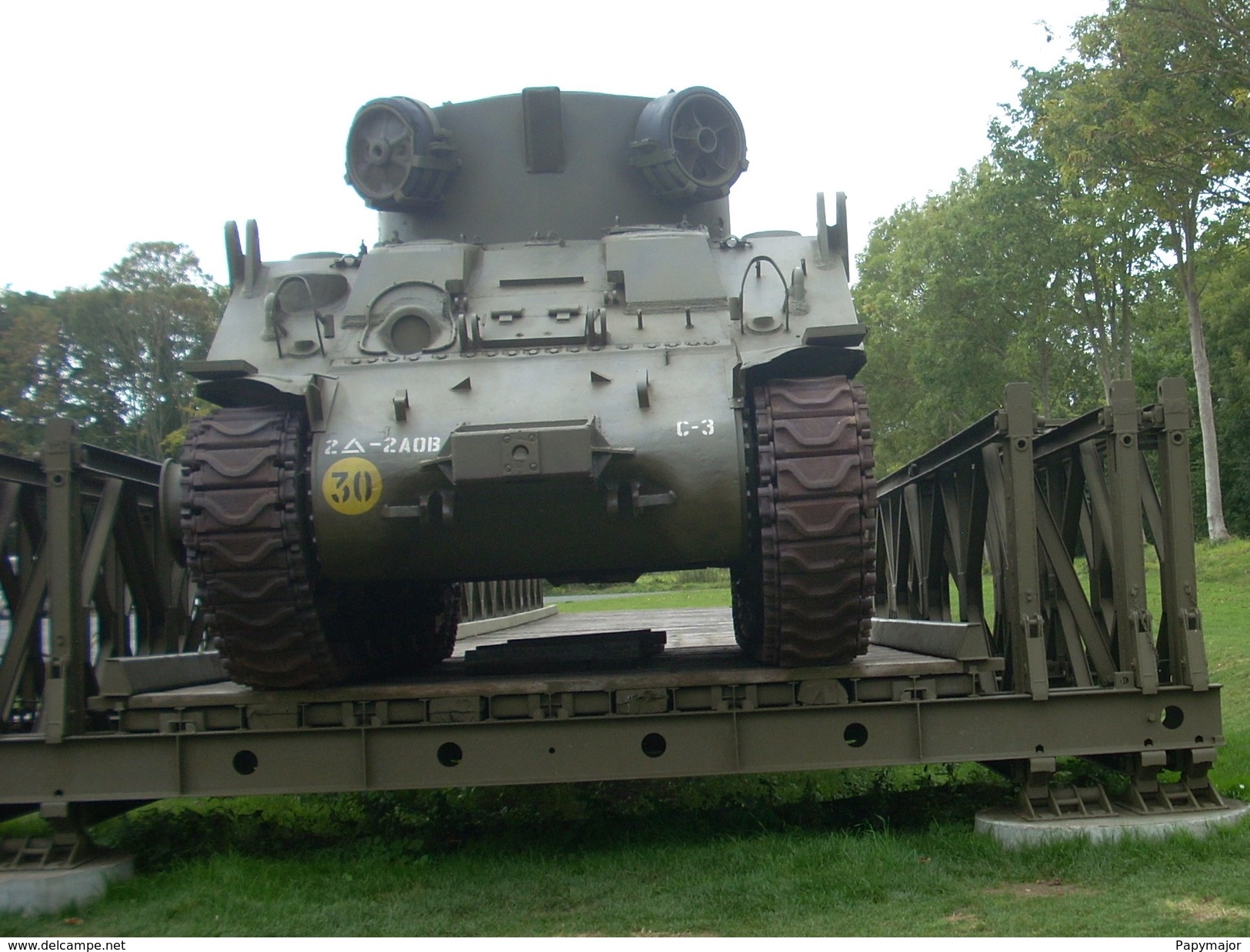 WW2 - Char M32B1 Sherman  TRV (Tank Recovery Vehicle) Sur Pont Bailey - Vehicles
