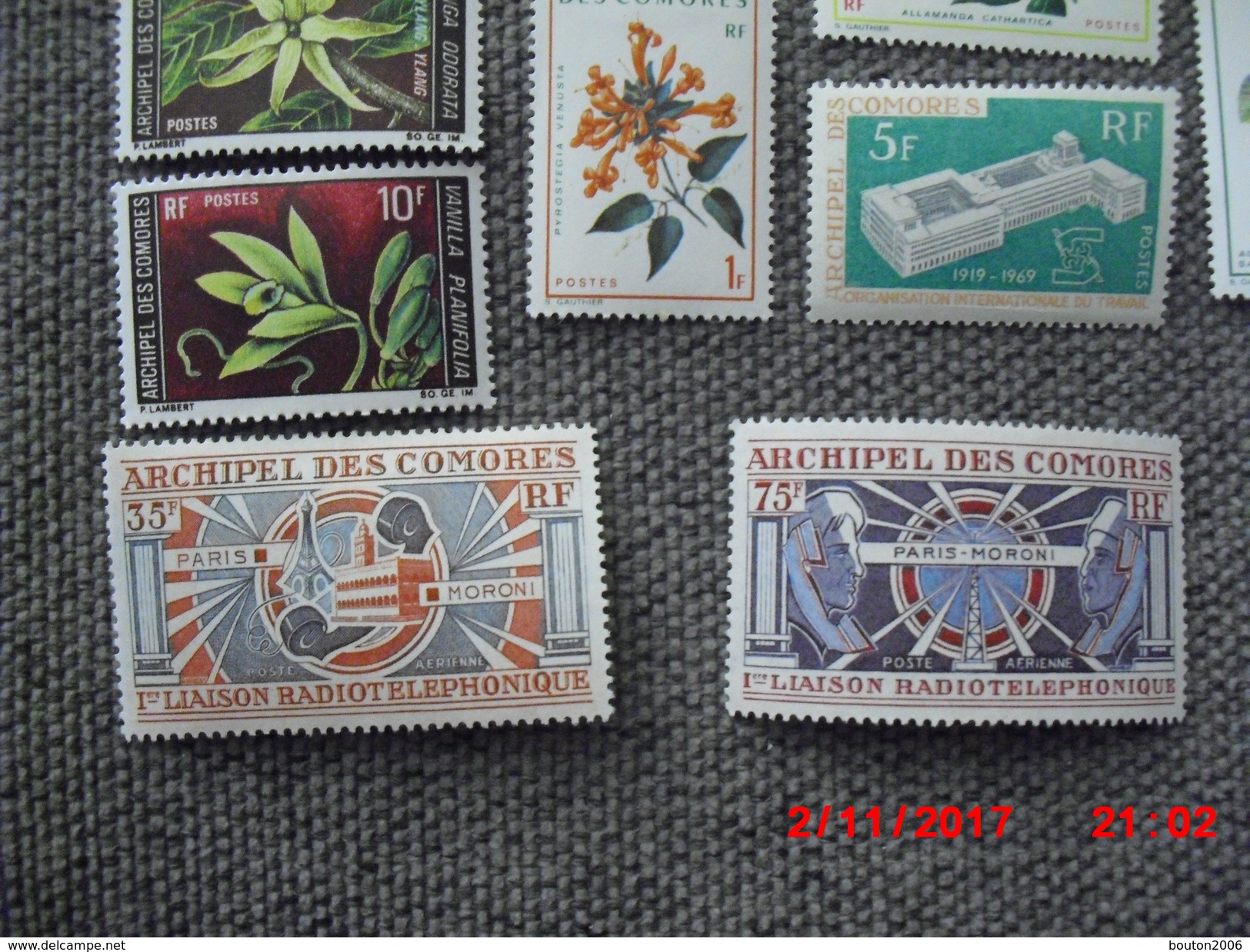 11 Timbres Archipel Des Comores Neufs - Ungebraucht