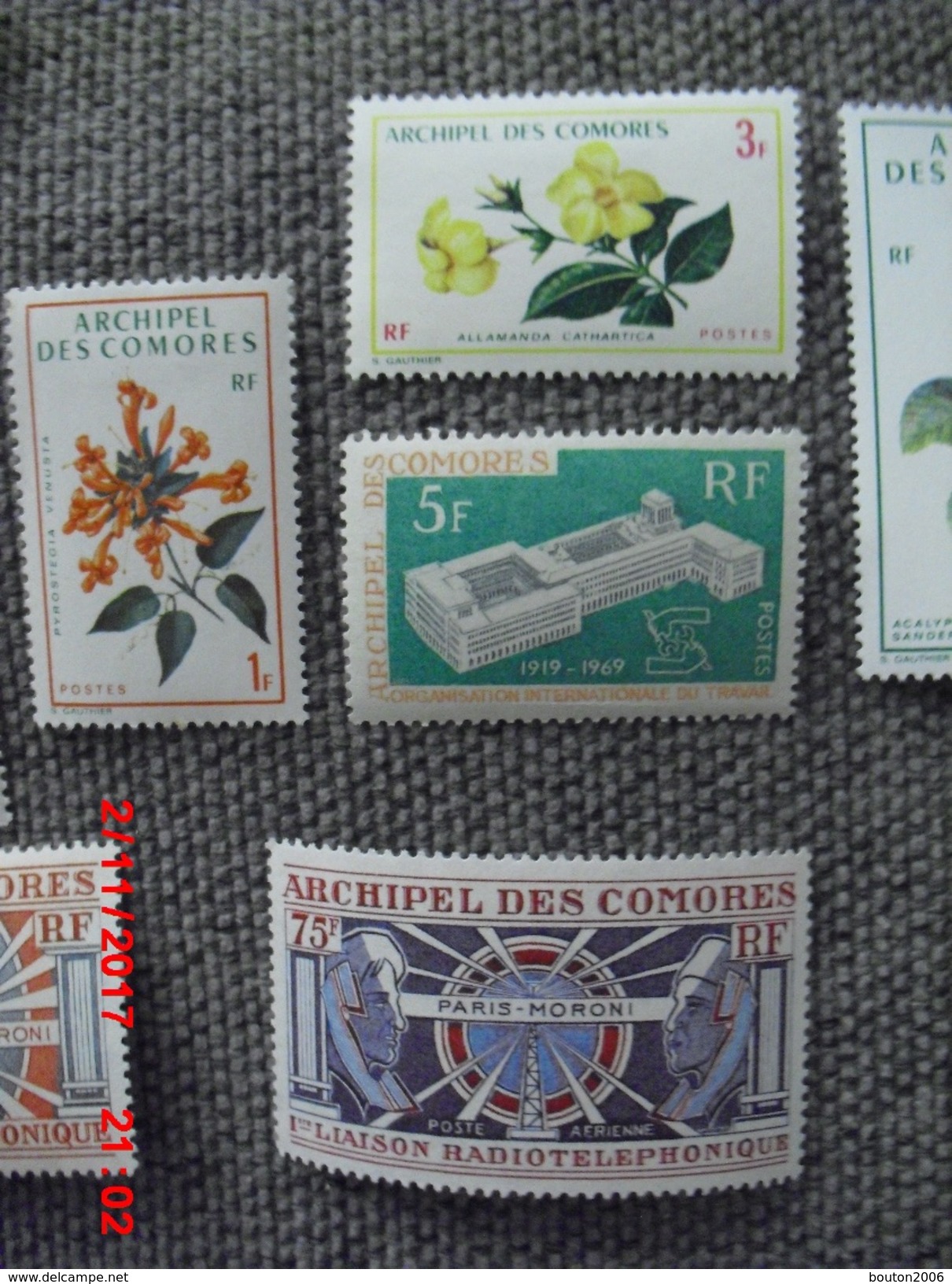 11 Timbres Archipel Des Comores Neufs - Nuevos