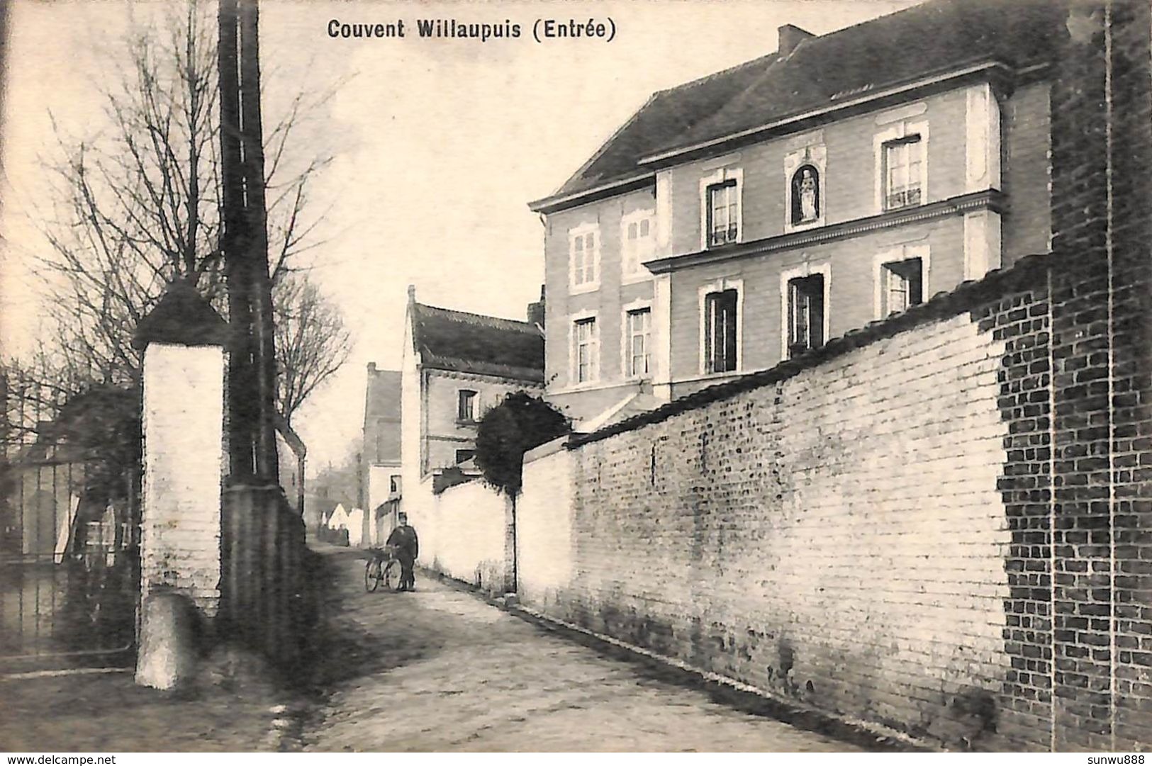 Couvent Willaupuis - Entrée (animée, 1909) - Leuze-en-Hainaut