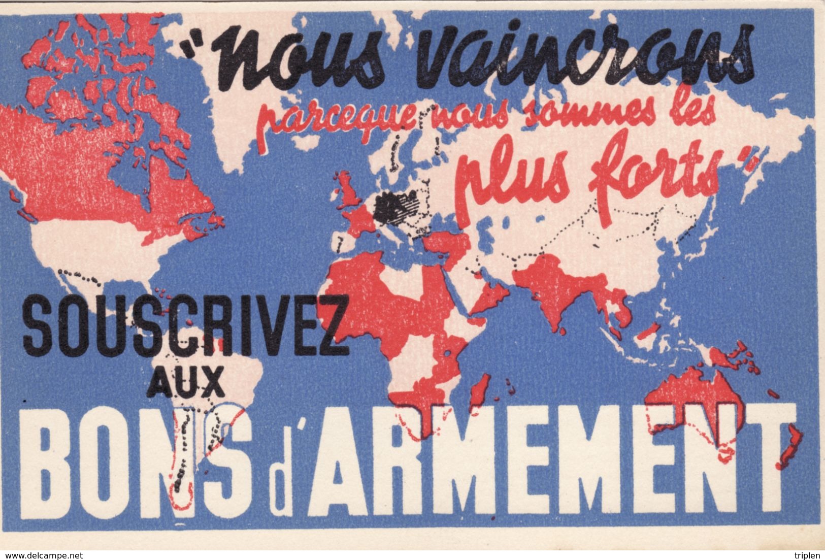 Nous Vaincrons - Bons D'armement - Propagande - Guerre 1939-45