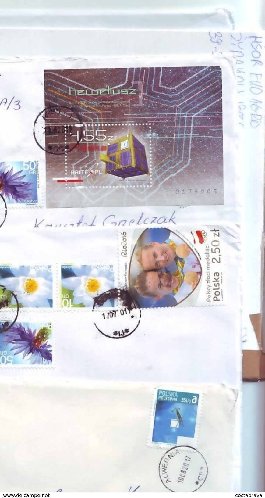 POLOGNE Beau Lot Varié De 12 Enveloppes - POLAND Very Nice Covers Circulation - Vrac (max 999 Timbres)