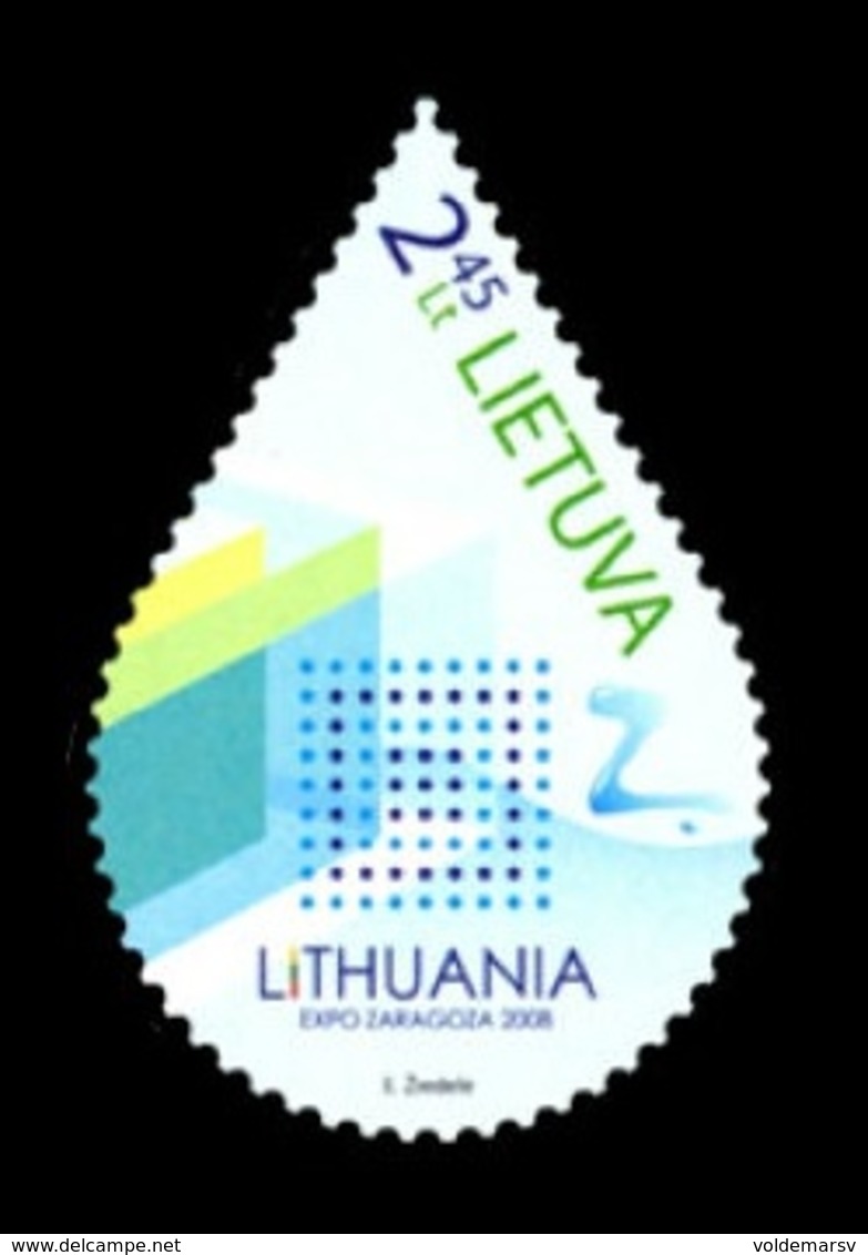 Lithuania 2008 Mih. 973 World Exhibition Expo-2008 In Zaragoza MNH ** - Lituania