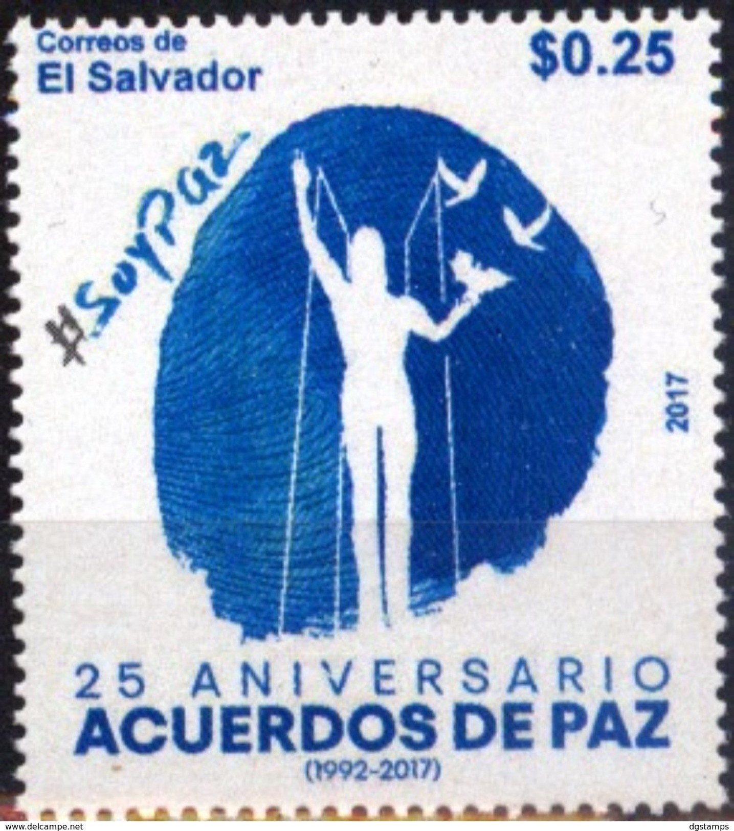 Salvador 2017 ** 25 Aniversario De Los Acuerdos De Paz. See Desc. - El Salvador