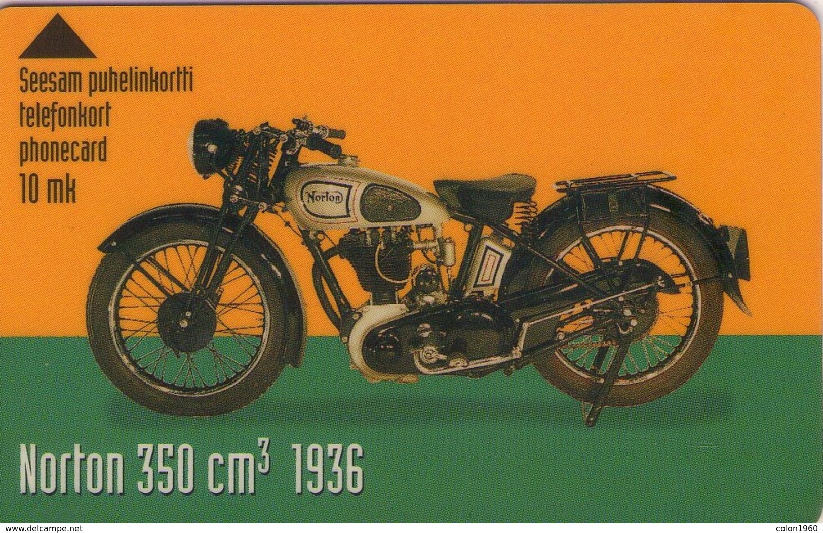 FINLANDIA. TTL-D-366B. MOTO - Norton 350 Cc 1936. 41300 Ex. 12-2000. (434) - Finlandia