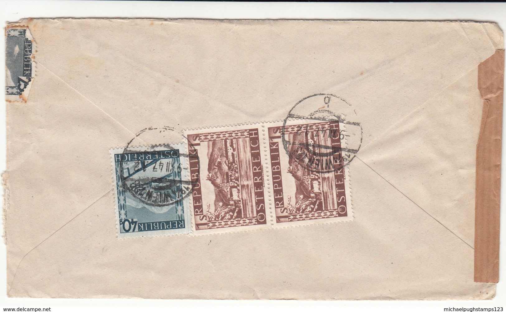 Austria / Airmail / Censorship / U.S.