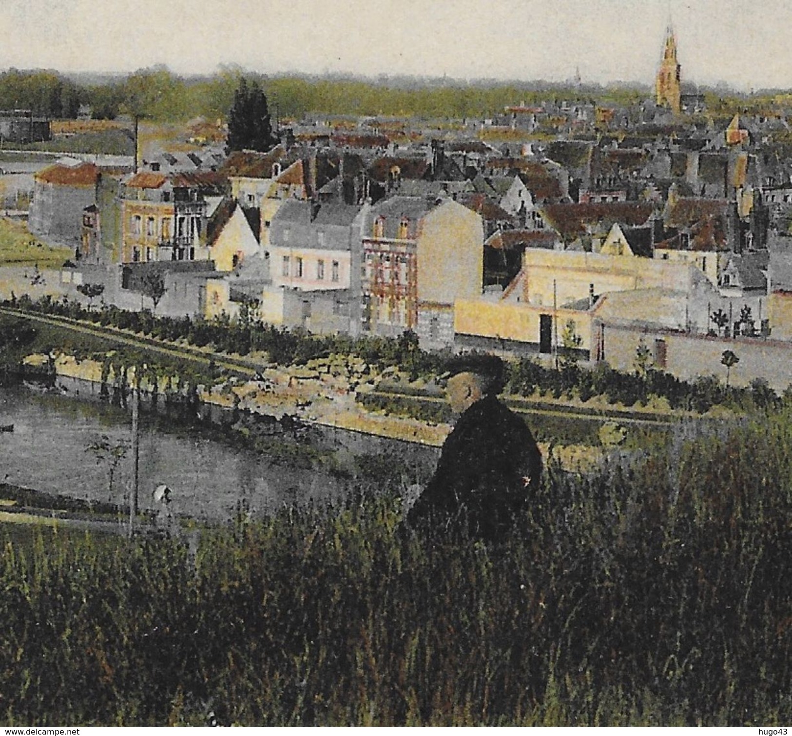 ARRAS - N° 3 - LE CANAL ET LA VILLE - CPA VOYAGEE - Arras