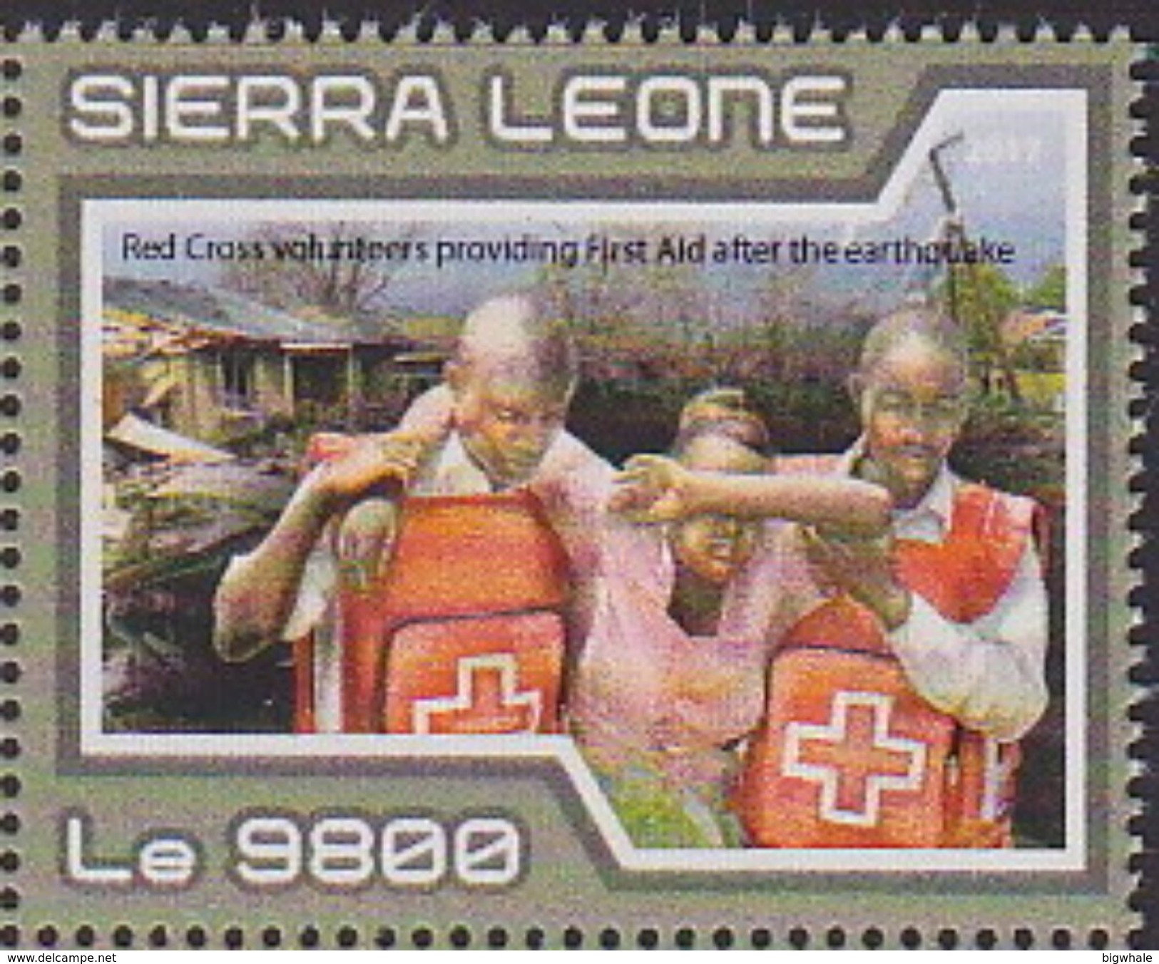 Sierra Leone 2017 Red Cross Assistance MNH 1V ** - Sierra Leone (1961-...)