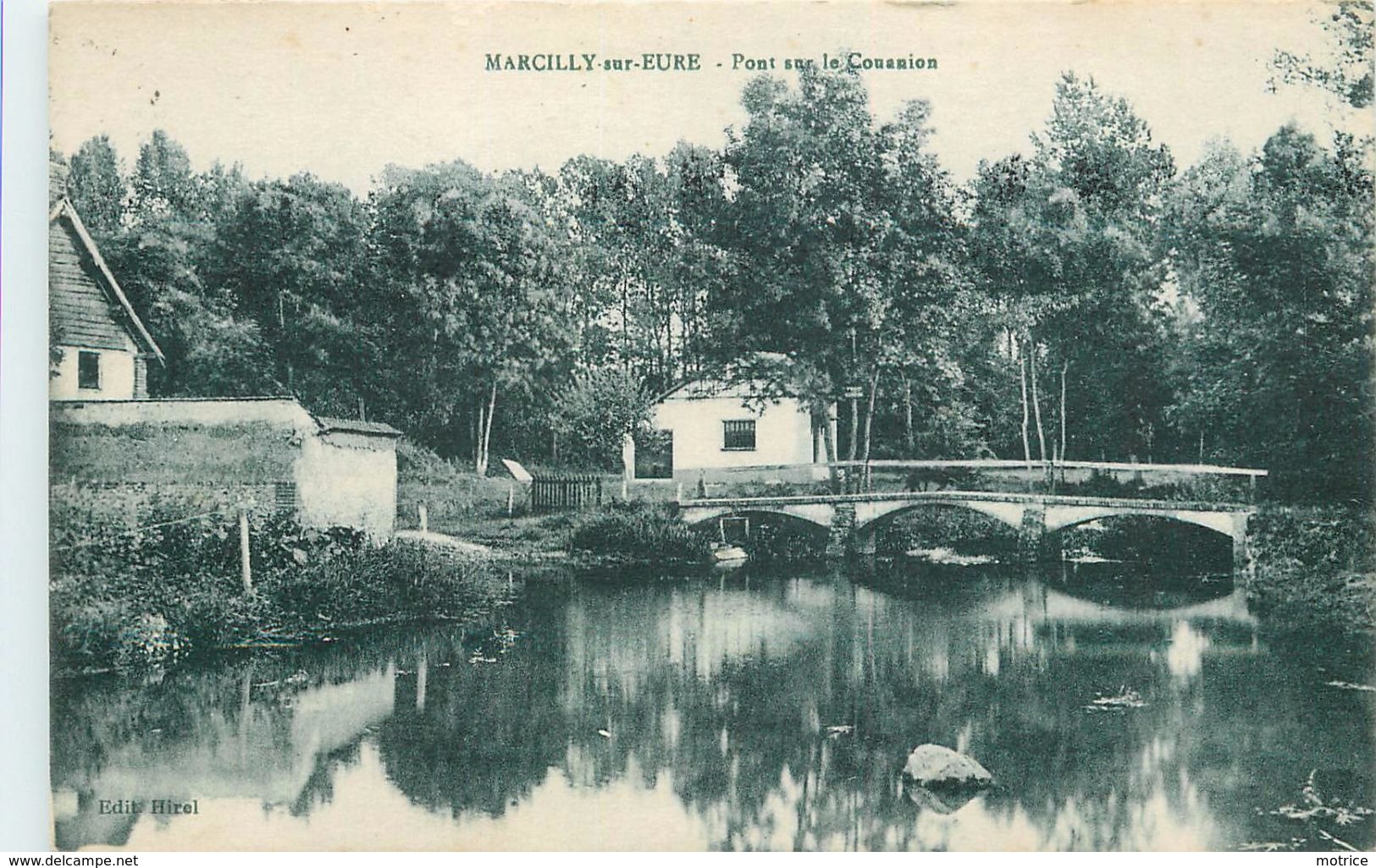 MARCILLY SUR EURE - Pont Sur Le Couanion. - Marcilly-sur-Eure