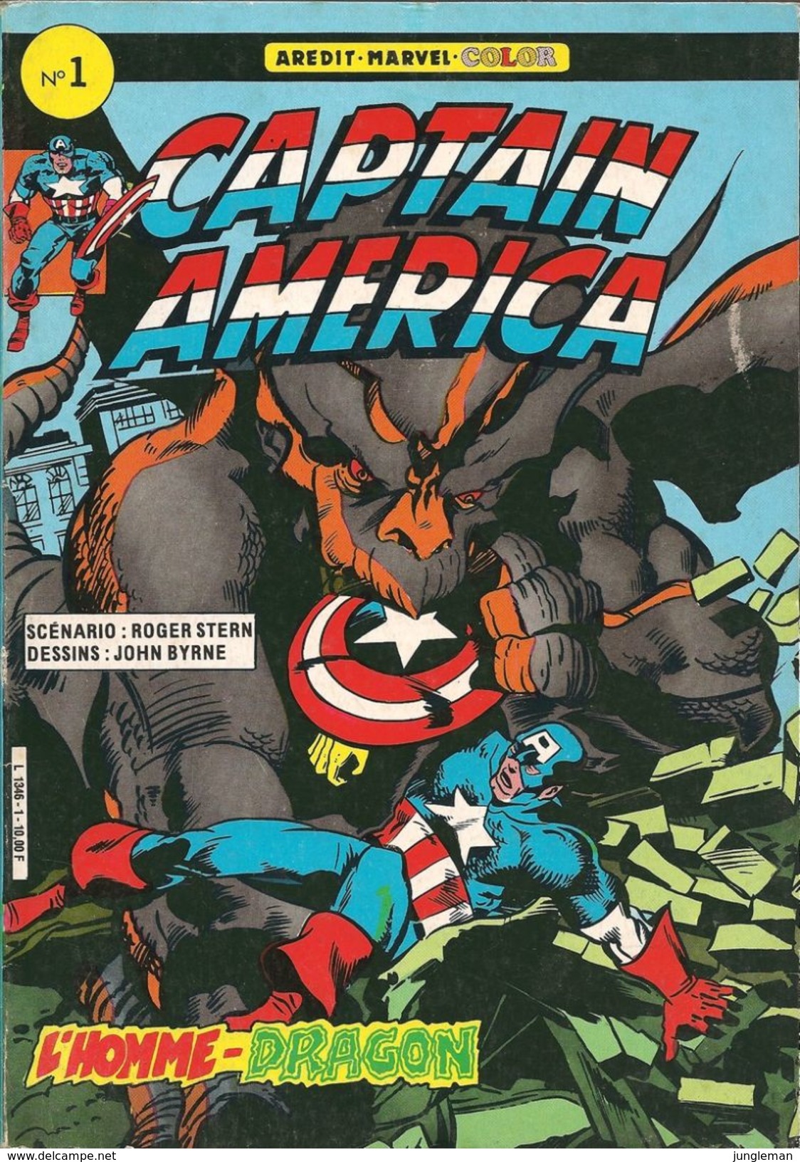 Collection Arédit Marvel Color - Captain America N° 1 - Editions Arédit - Octobre 1984 - BE - Captain America