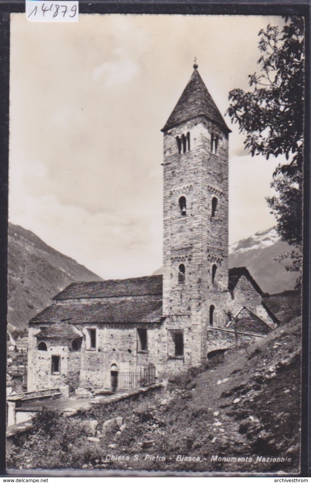 Biasca - Chiesa S. Pietro - Ca 1957 (14'879) - Biasca