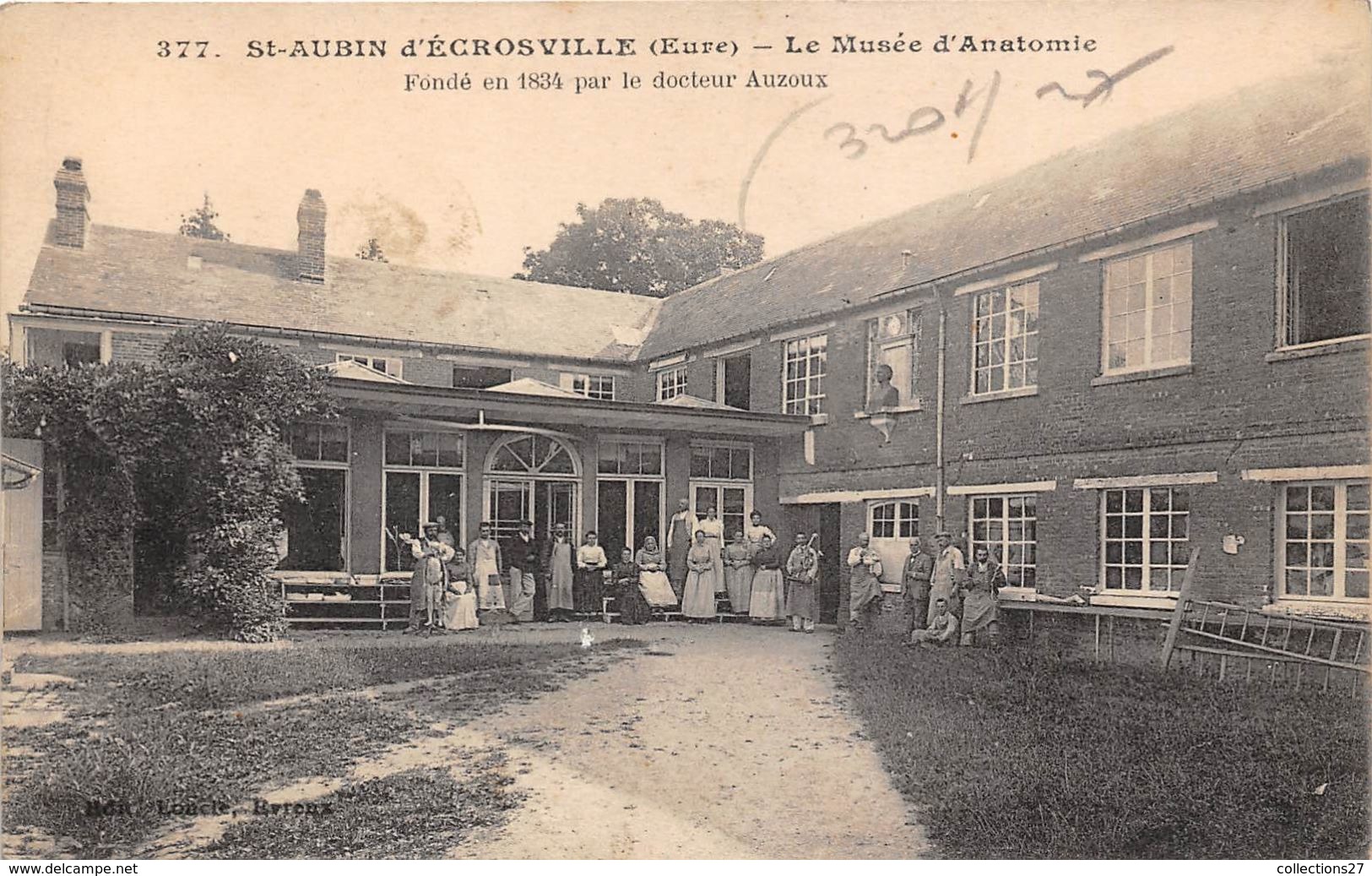 27-SAINT-AUBIN-D'ECROSVILLE- LE MUSEE D'ANATOMIE FONDE EN 1834 PAR LE DOCTEUR AUZOUX - Saint-Aubin-d'Ecrosville