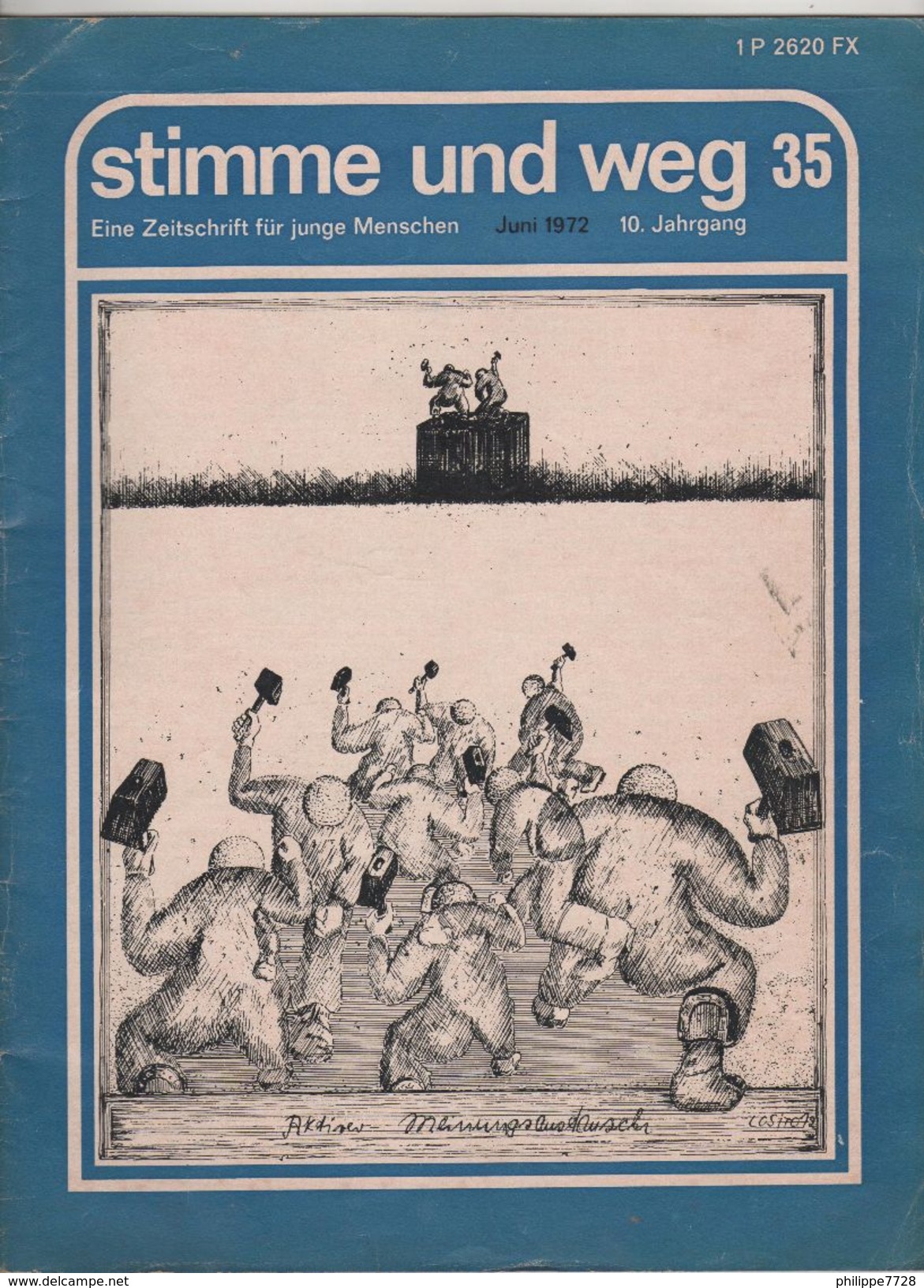 Militaria KRIEG Guerre Vietnam Indochine Revue 1972 En Allemand  Stimme Und Weg - Deutsch