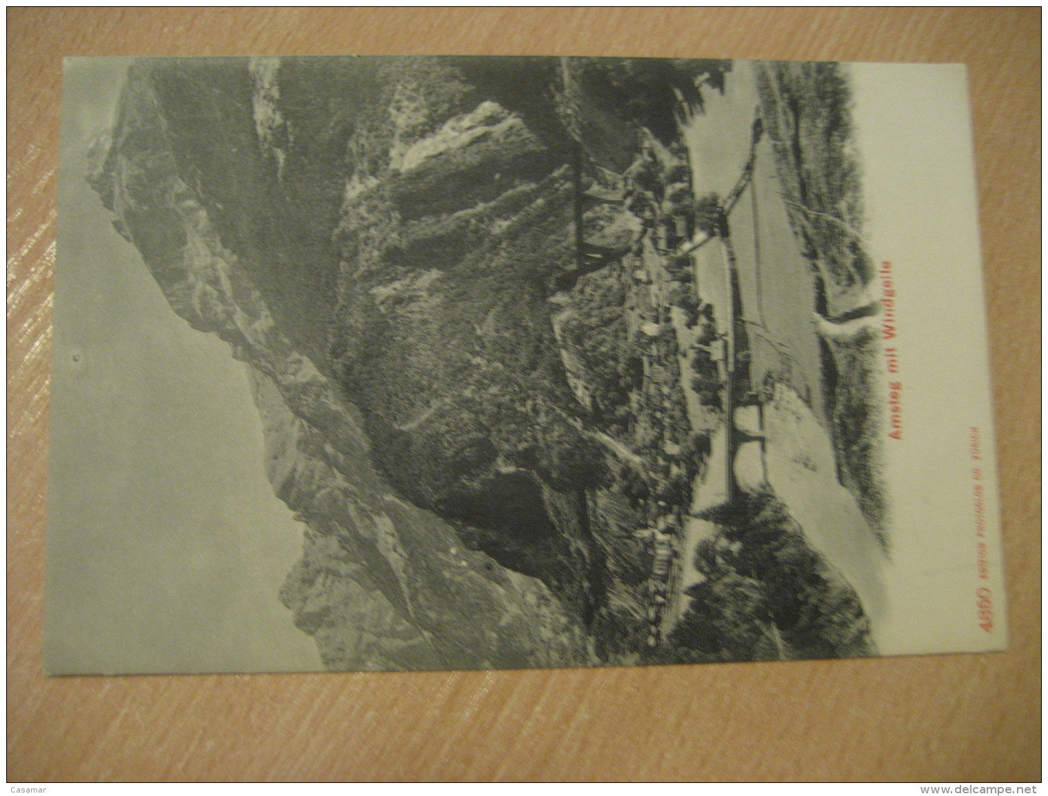 AMSTEG Silenen Mit Windgelle Post Card URI Switzerland - Silenen