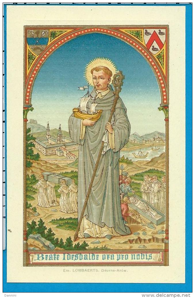 Holycard    Lombaerts    St. Idesbald - Images Religieuses