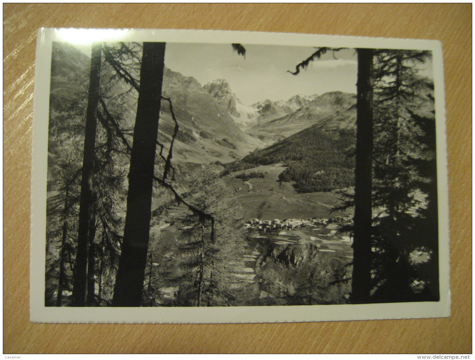 GUARDA Engadin Mountain Mountains Post Card Grisons GRAUBUNDEN Switzerland - Guarda