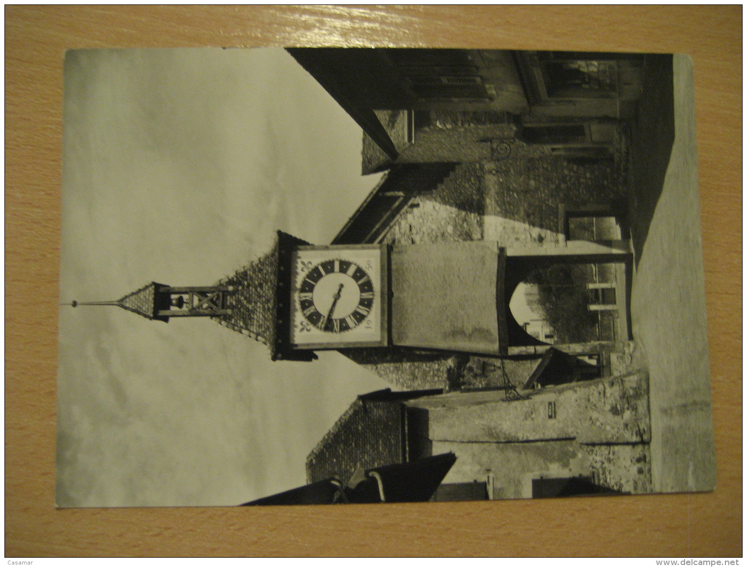 LAUSANNE St. Prex Clock Post Card VAUD Switzerland - Saint-Prex