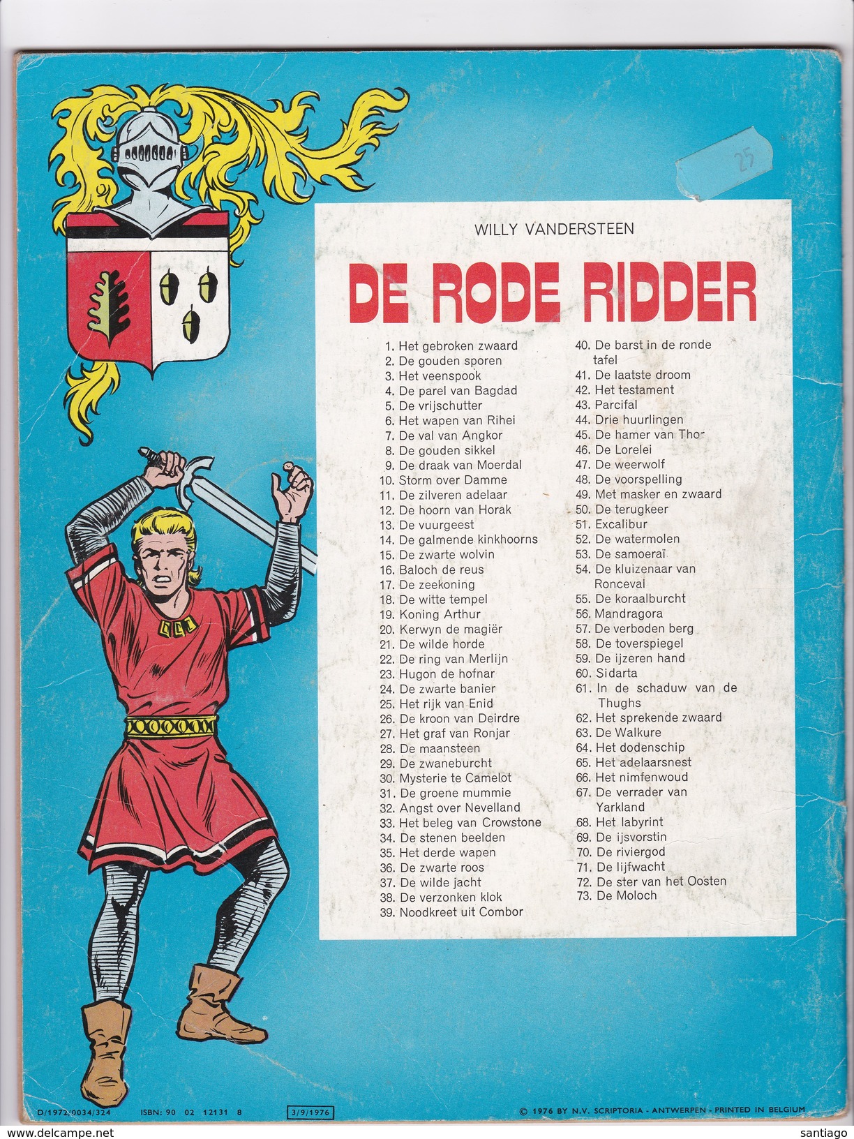 De Rode Ridder :  Nr 57 De Verboden Berg ( 1976 ) - Rode Ridder, De