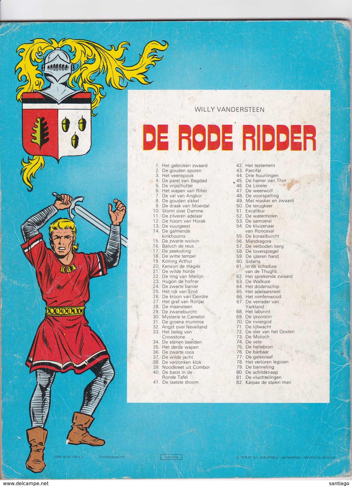 De Rode Ridder :  Nr 82 Karpax De Stalen Man ( 1978 ) - Rode Ridder, De