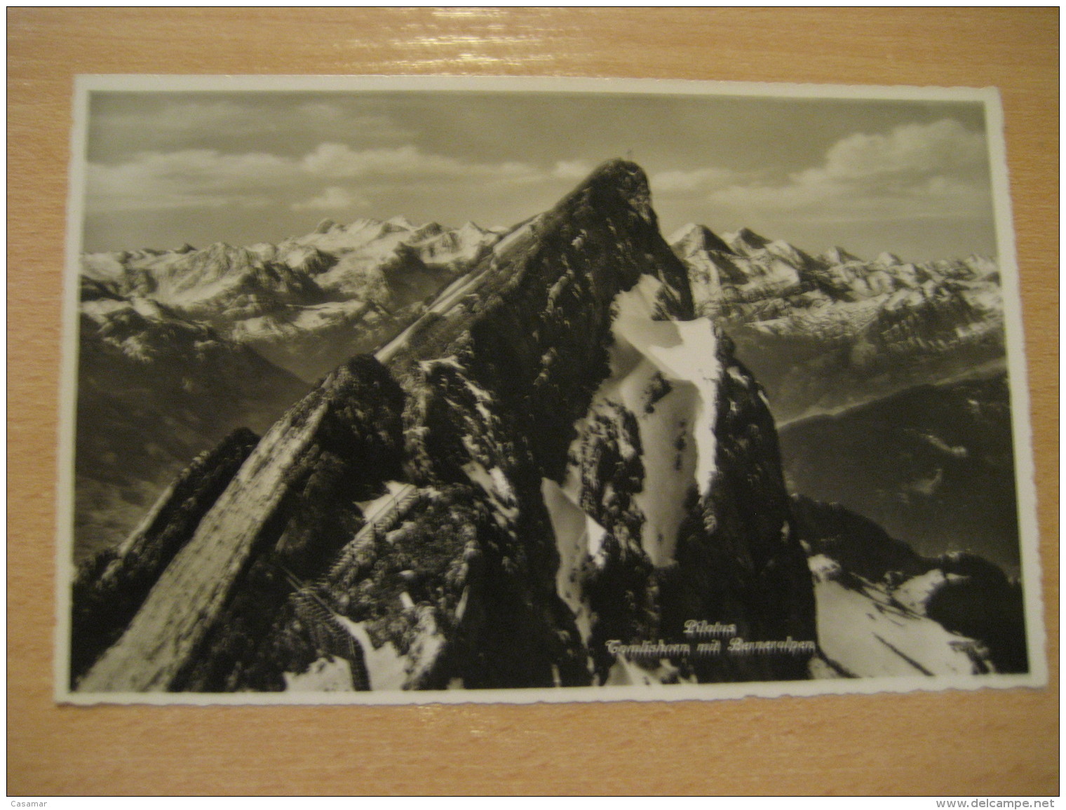 PILATUS Tomlishorn Berneralpen Hotel Kulm Mountain Mountains Post Card NIDWALDEN Unterwalden Switzerland - Altri & Non Classificati