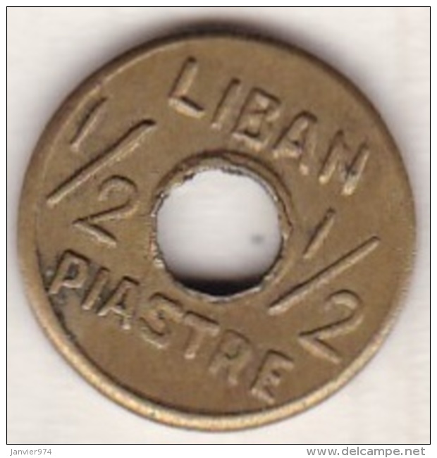 LIBAN /LIBANON .1/2 PIASTRE ND (1942-1945) Emission Local . Laiton - Liban