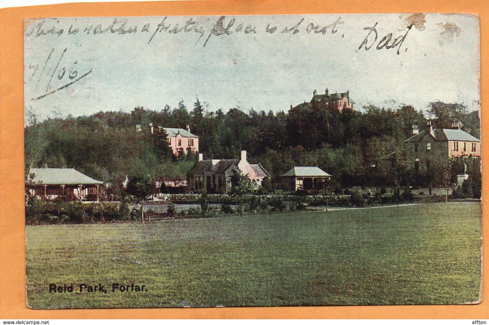 Forfar UK 1906 Postcard - Angus