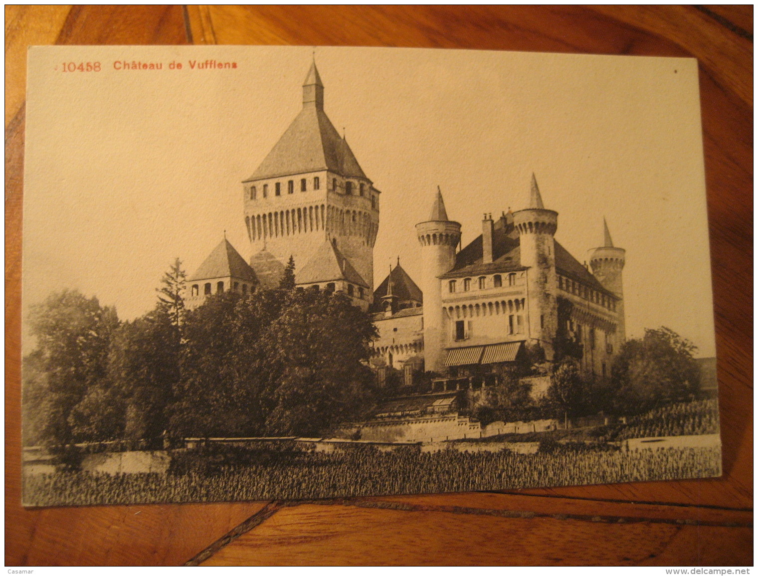 VUFFLENS Chateau Castle Post Card VAUD Switzerland - Vufflens-le-Château