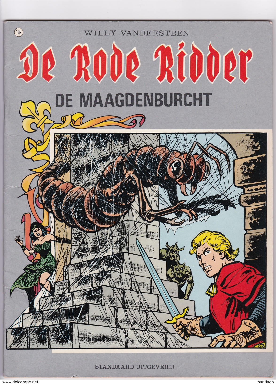 De Rode Ridder : Nr 102 De Maagdenburcht ( 19887 )  In Kleur - Rode Ridder, De
