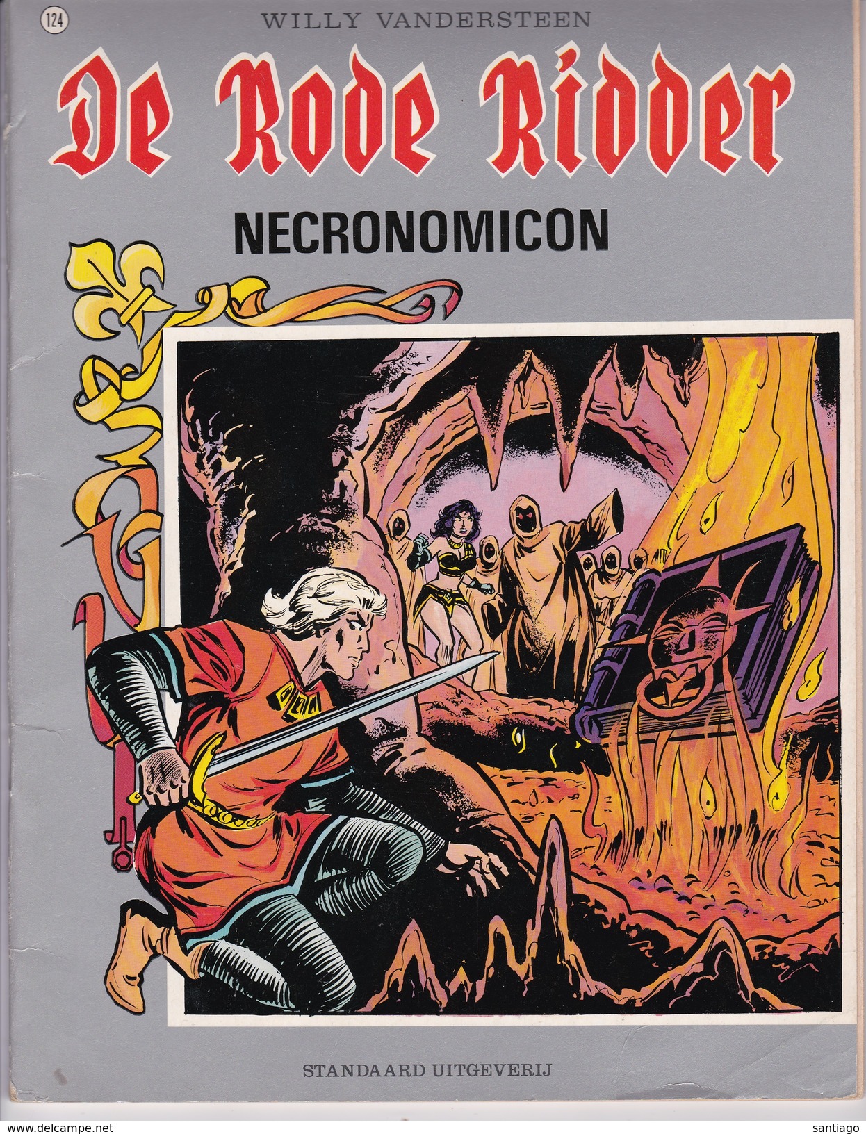 De Rode Ridder : Nr 124 Necronomion ( 1987 ) Kleur - Rode Ridder, De