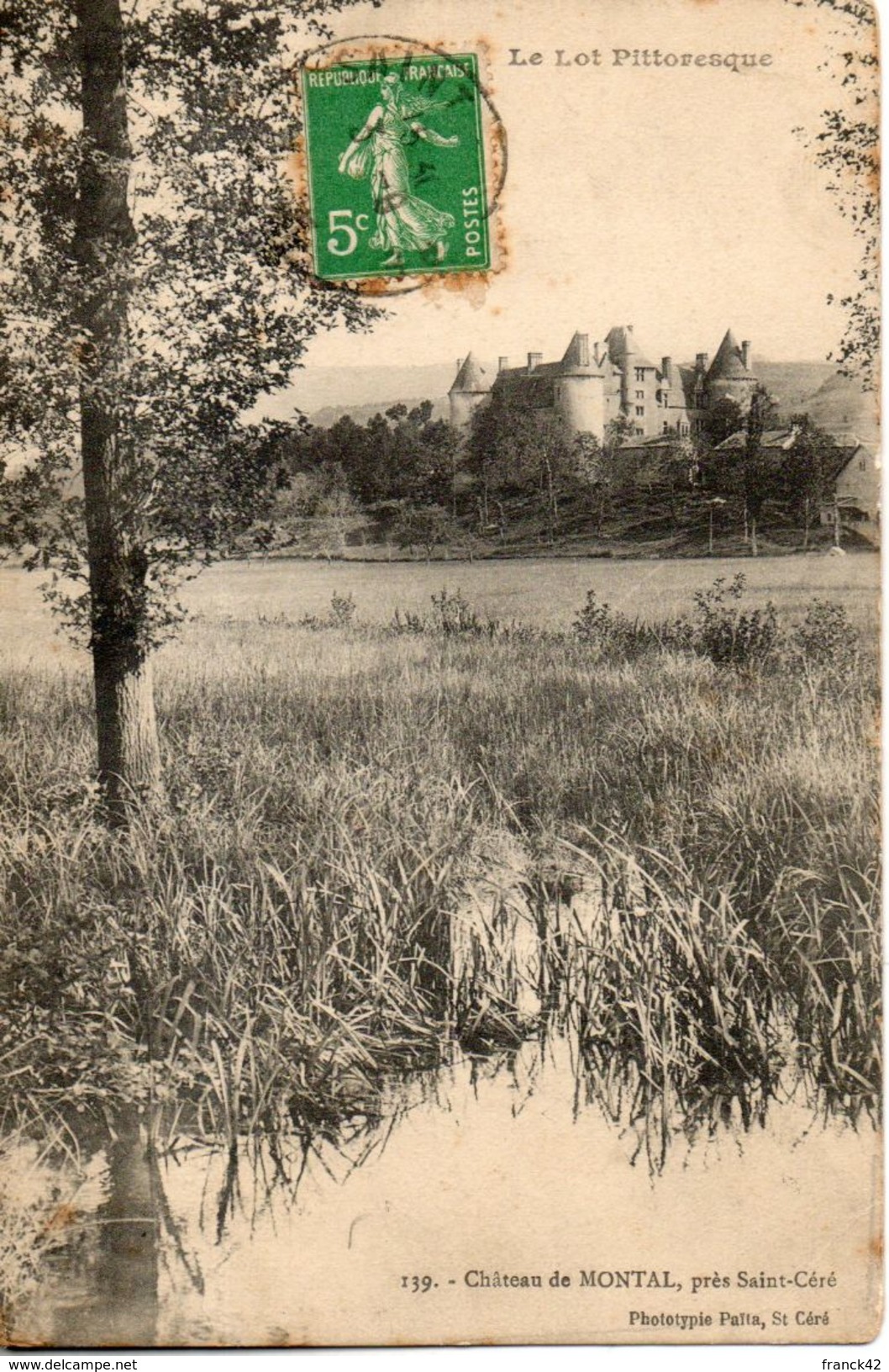 46. Chateau De Montal Près Saint Céré. Coins émoussés - Saint-Céré