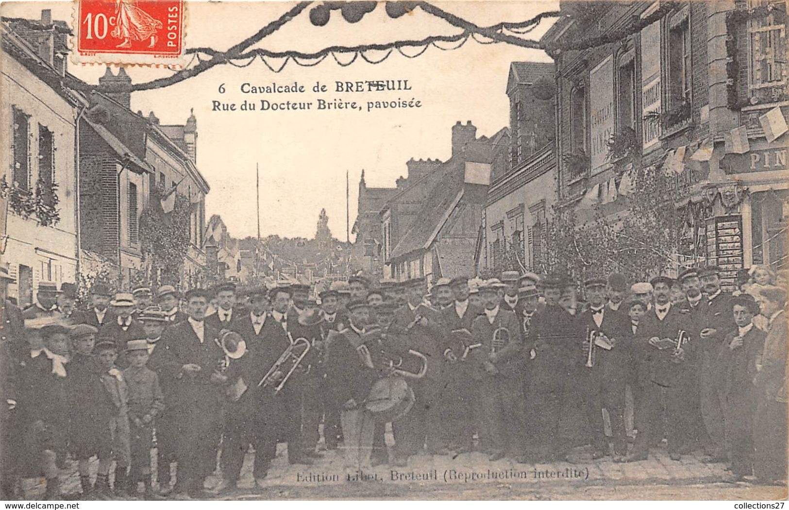 27-BRETEUIL- CAVALCADE , RUE DU Dr BRIERE , PAVOISEE - Breteuil