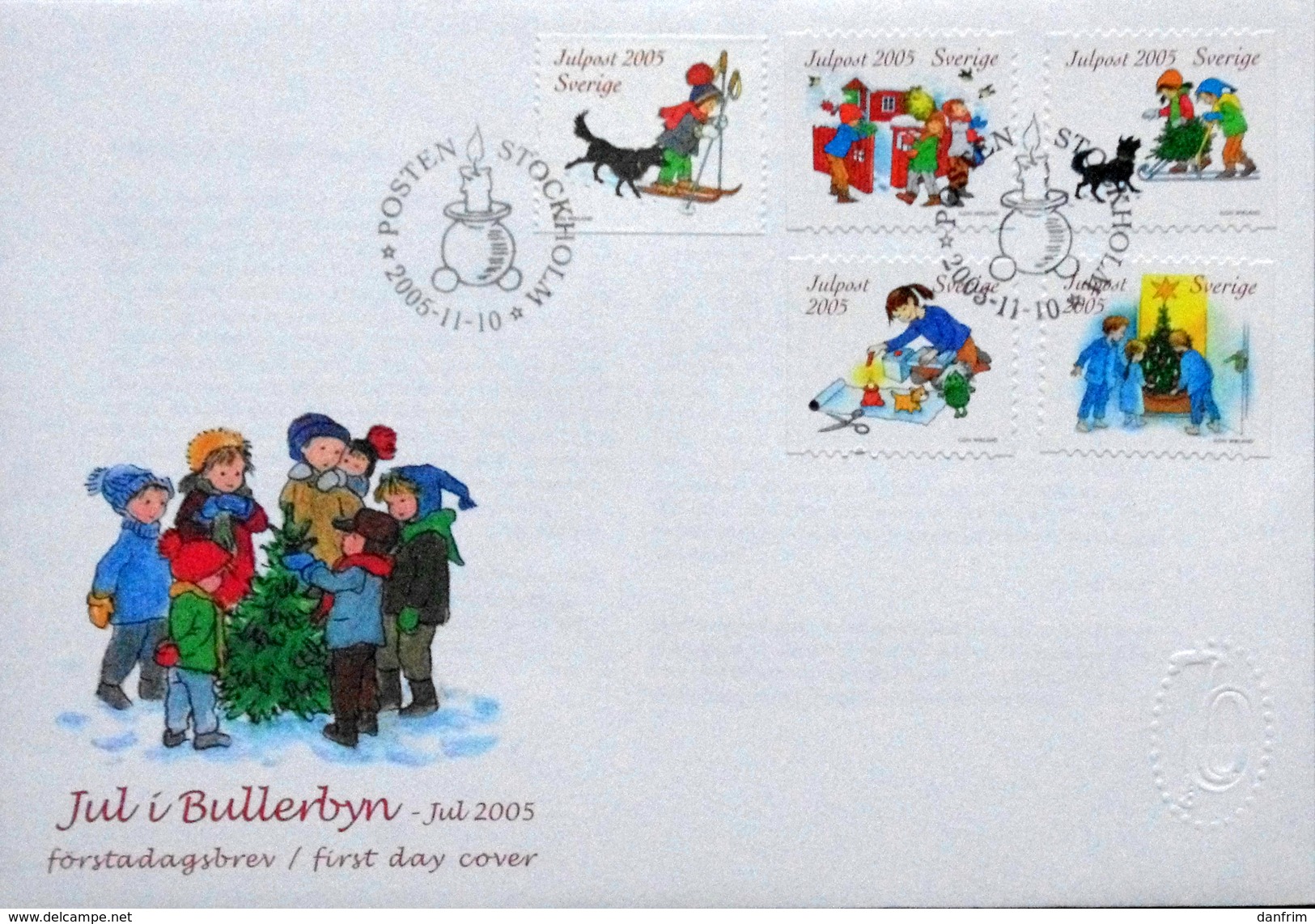 Sweden 2005   Christmas   Minr.2501-05   FDC ( Lot  1329   ) - FDC