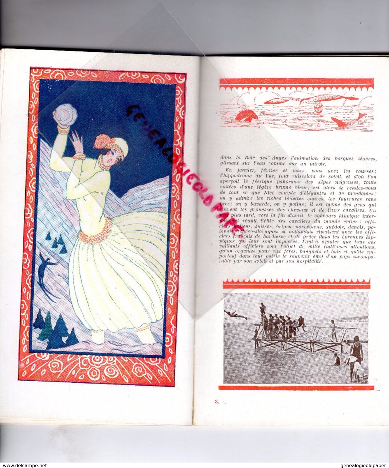 06-NICE-TRES BEAU DEPLIANT TOURISTIQUE 1925-26-MAIRE PIERRE GAUTIER-LAFAYE- ILLUSTRATIONS ART DECO-IMPRIMERIE LEO BARMA