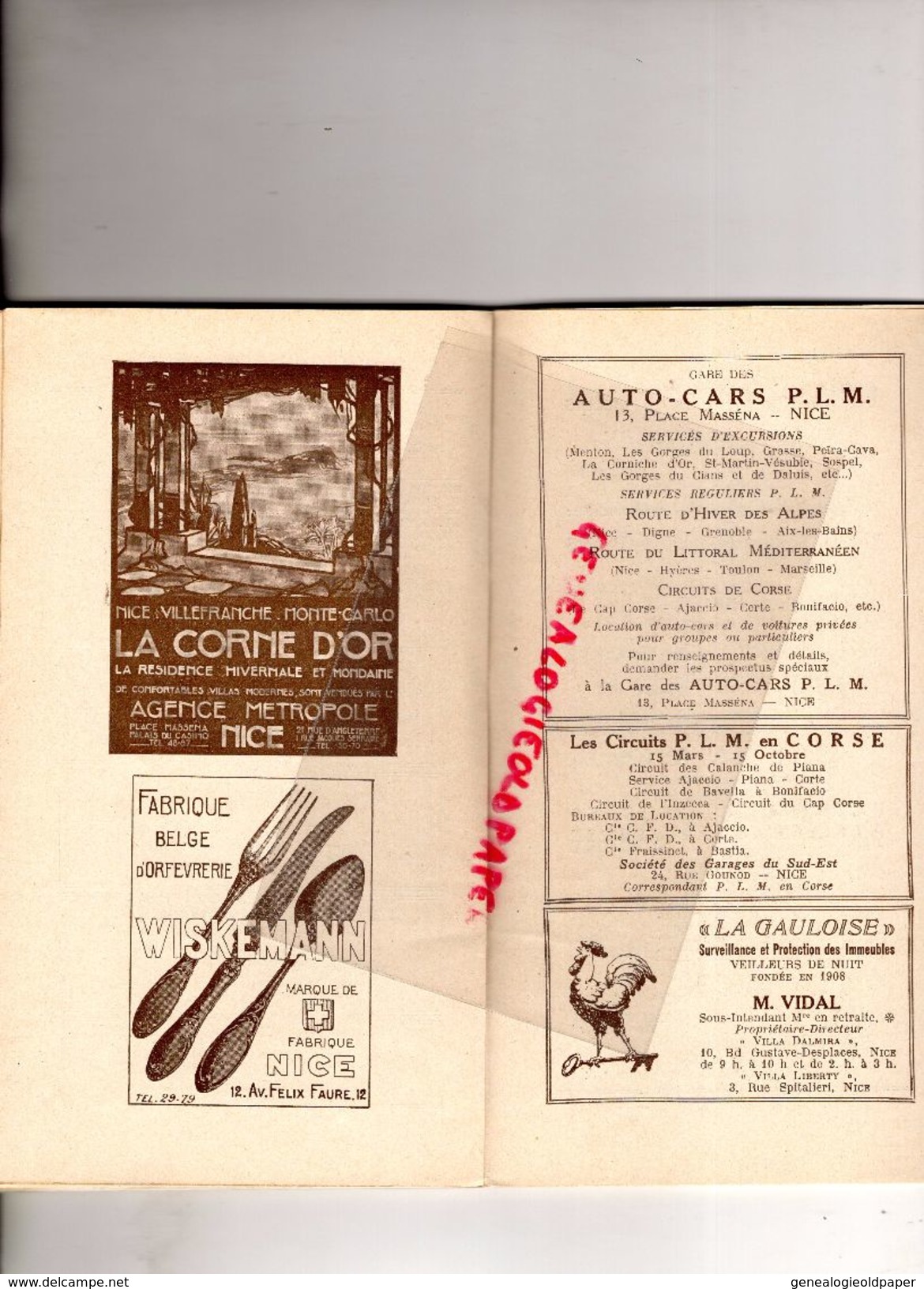 06-NICE-TRES BEAU DEPLIANT TOURISTIQUE 1925-26-MAIRE PIERRE GAUTIER-LAFAYE- ILLUSTRATIONS ART DECO-IMPRIMERIE LEO BARMA