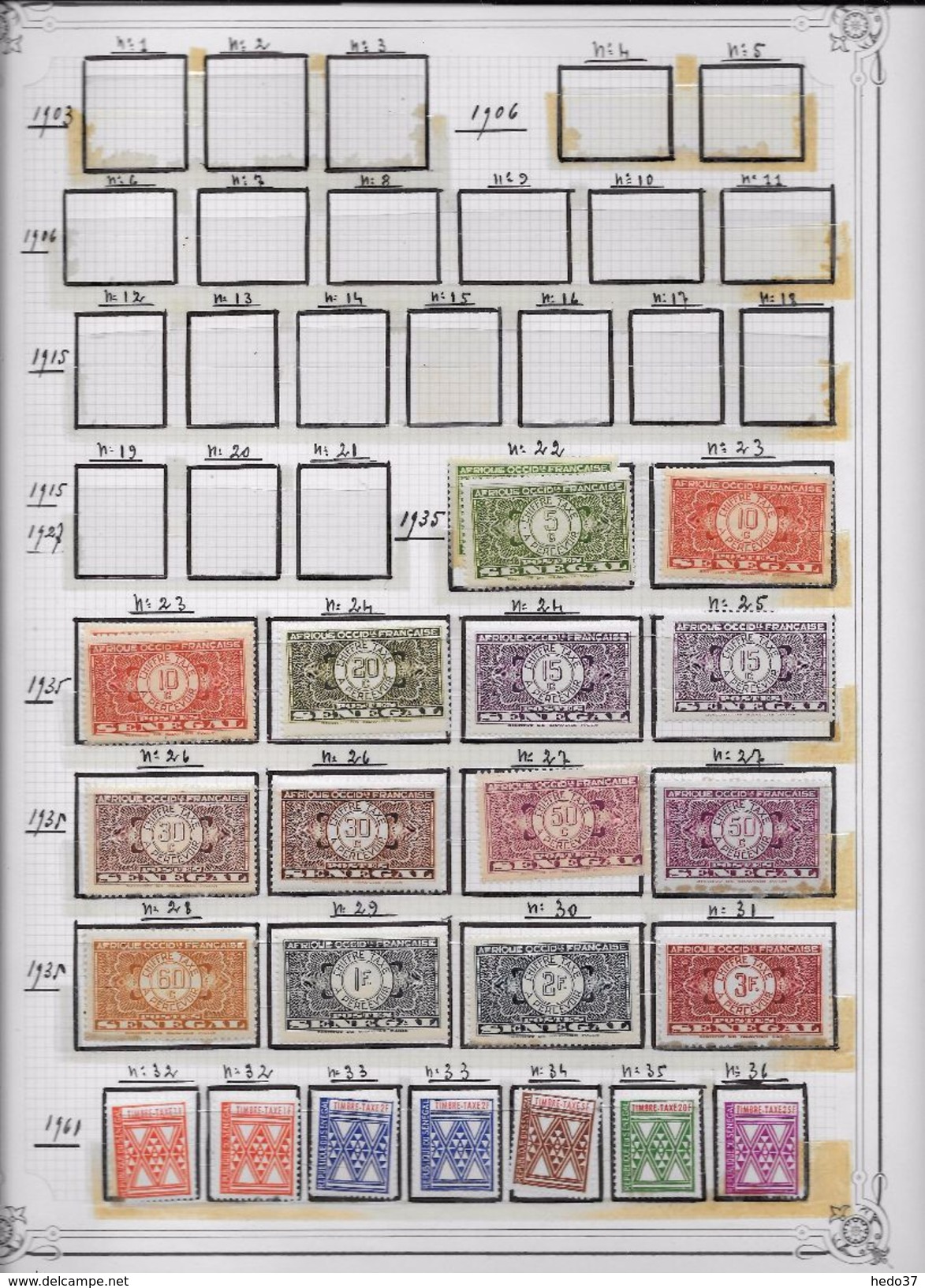 Sénégal - Collection Vendue Page Par Page - Timbres Neufs */oblitérés  - B/TB - Otros & Sin Clasificación