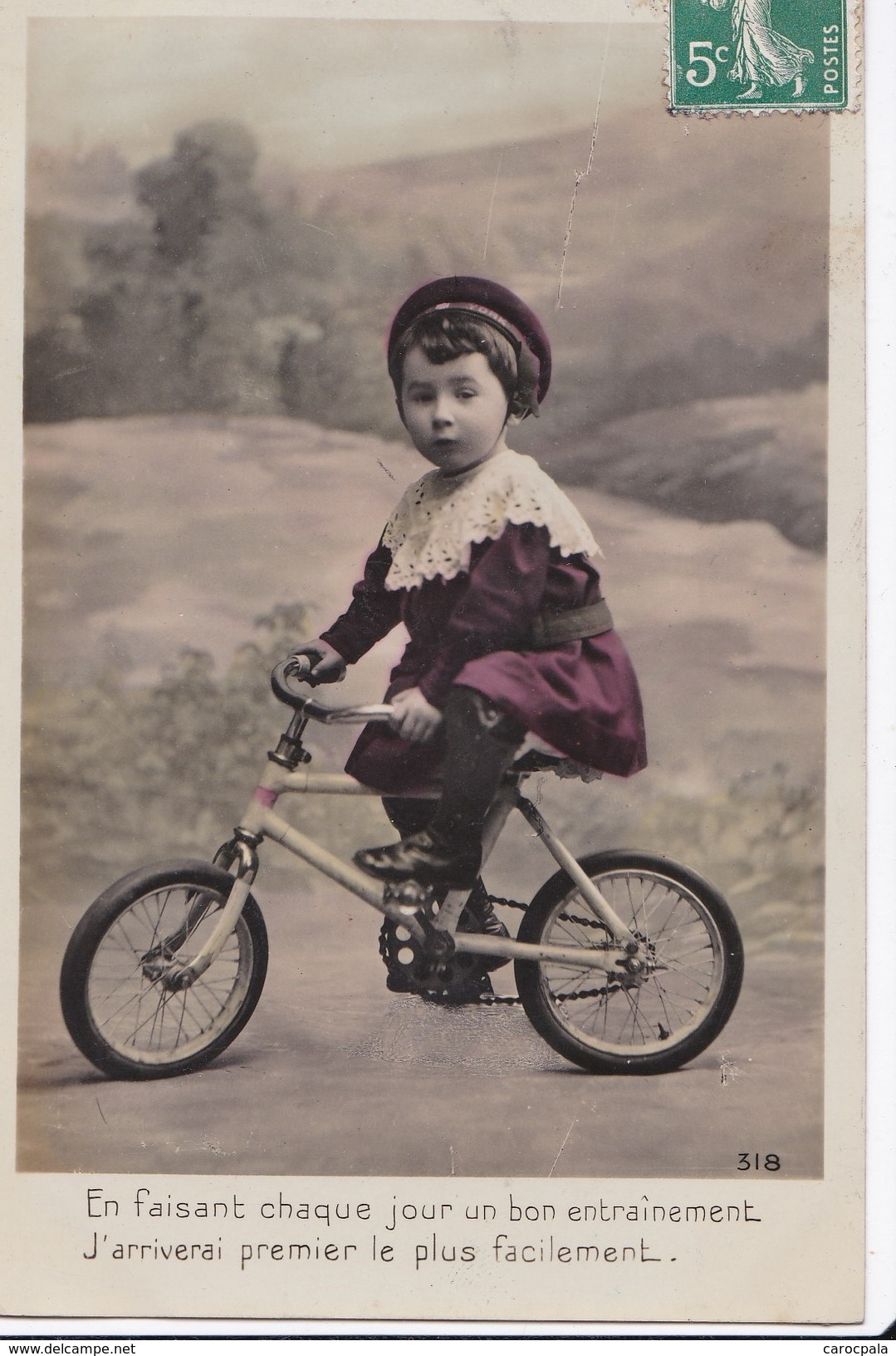 Carte 1909 PETIT VELO / CYCLISTE / GARçON - Cyclisme