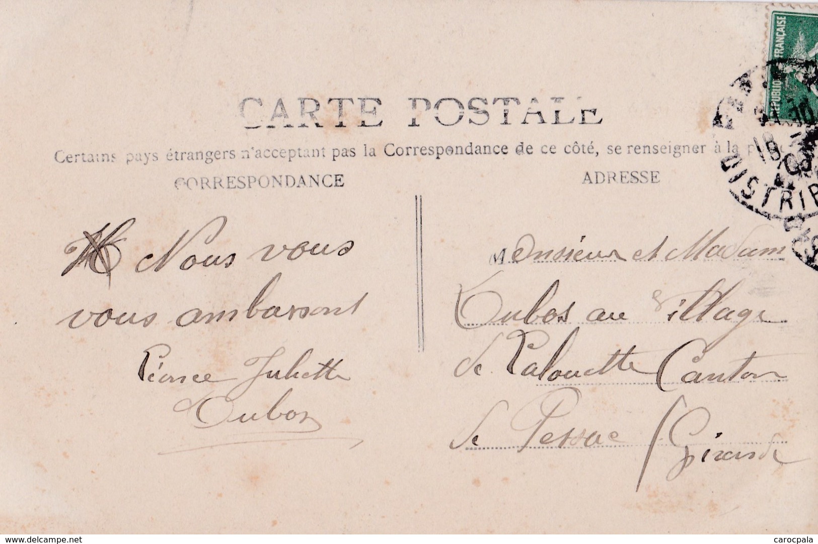 Carte 1909 PETIT VELO / CYCLISTE / GARçON - Cyclisme