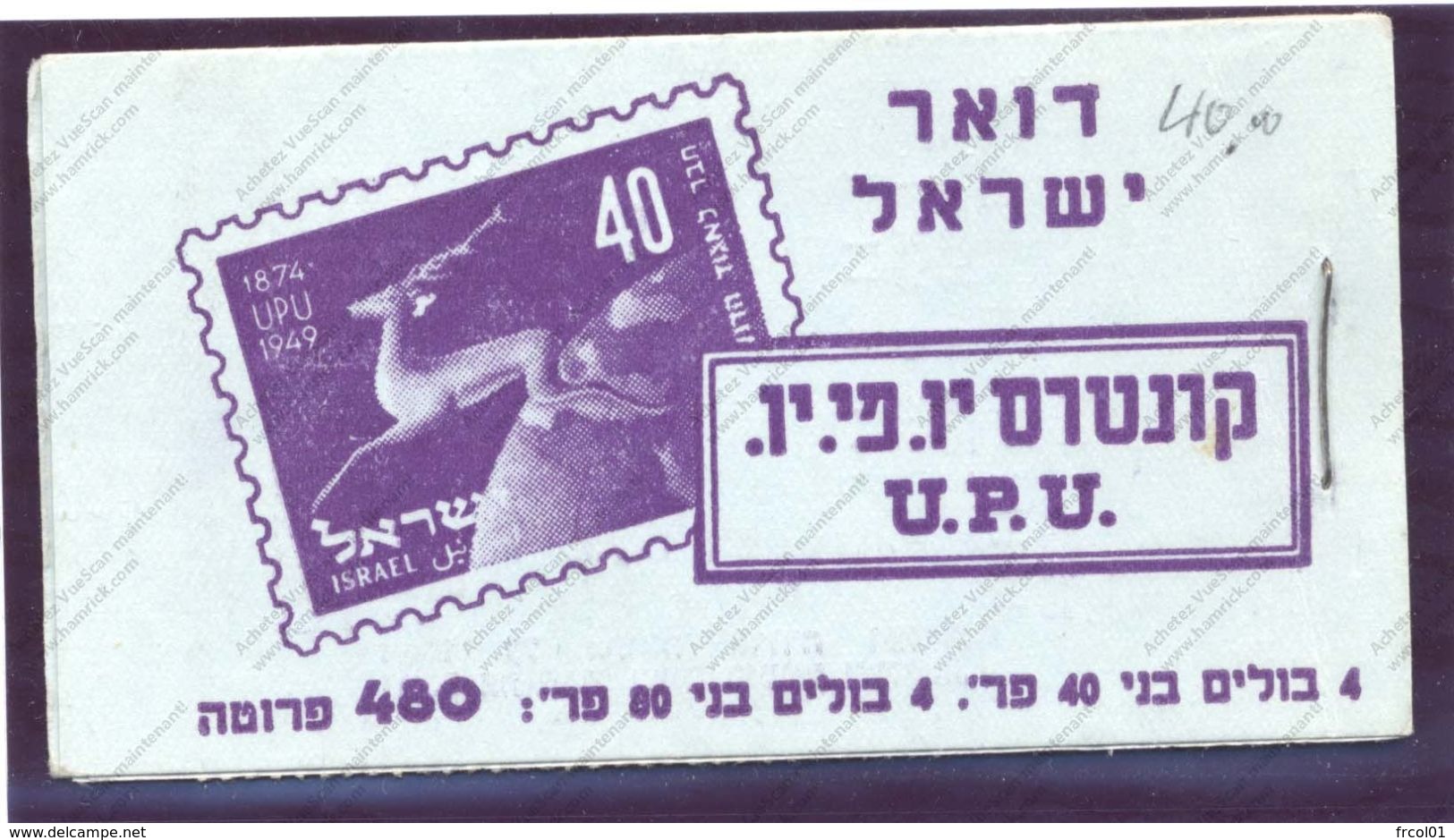 Israel, Yvert Carnet 27&28, MNH - Booklets